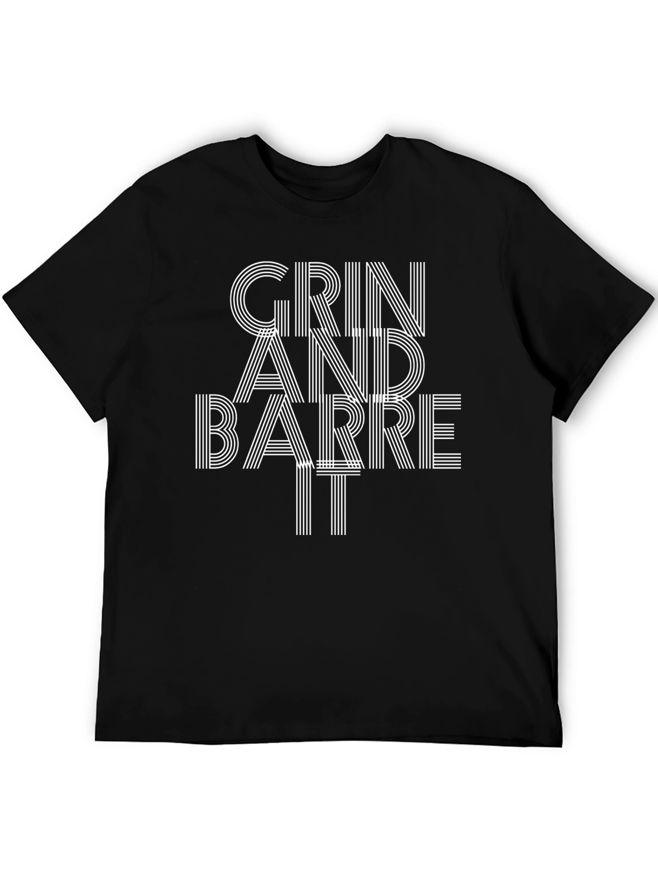 Grin and Barre It Black T-Shirt