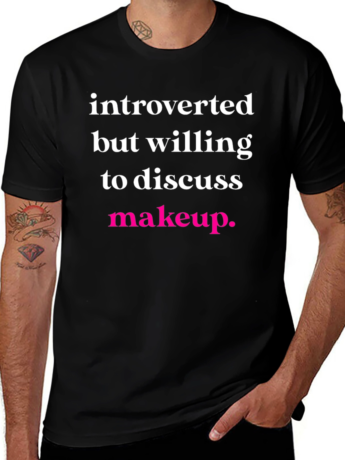 Introverted Makeup T-Shirt