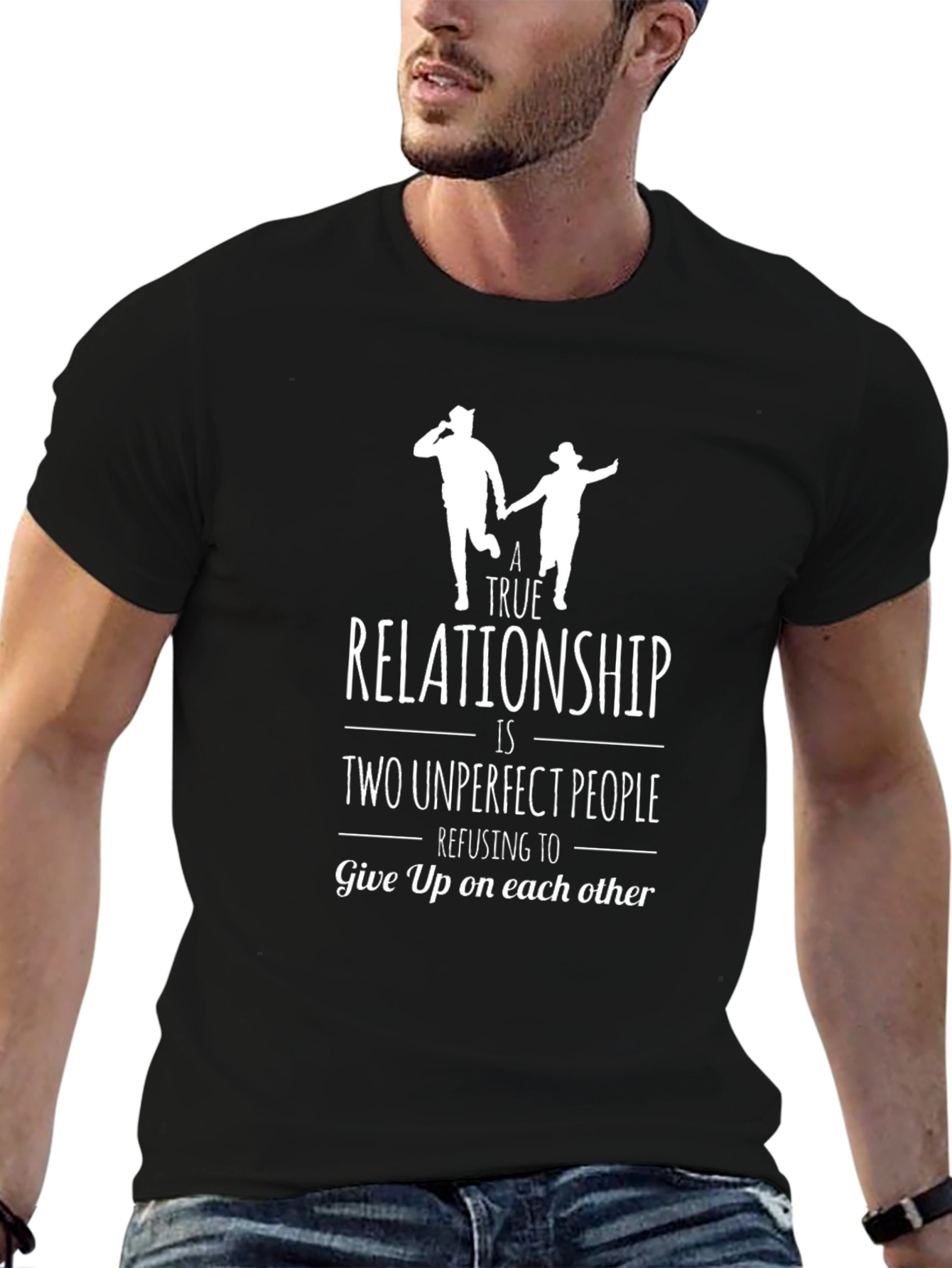 True Relationship Graphic Tee - Unisex Black T-Shirt