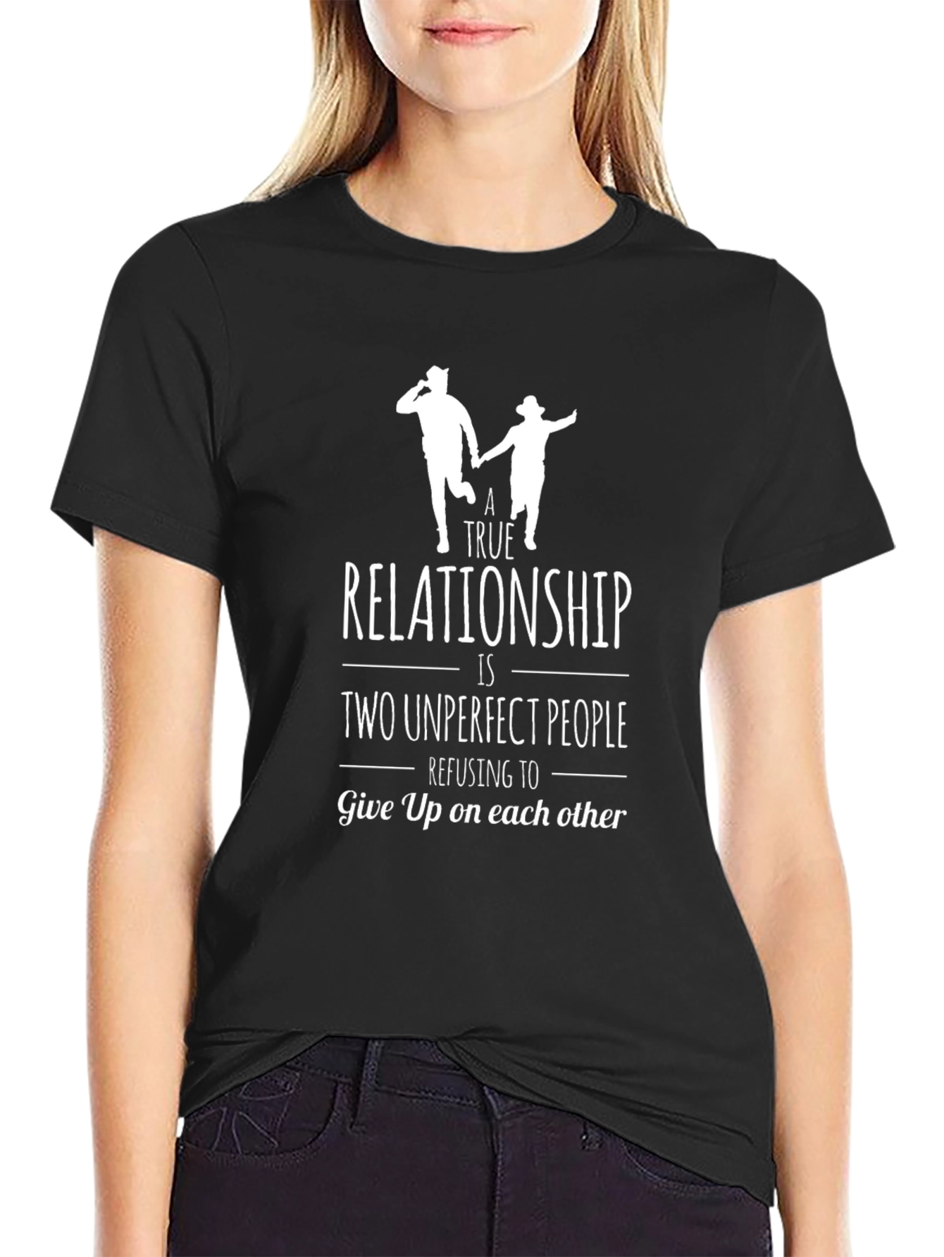 True Relationship Graphic Tee - Unisex Black T-Shirt
