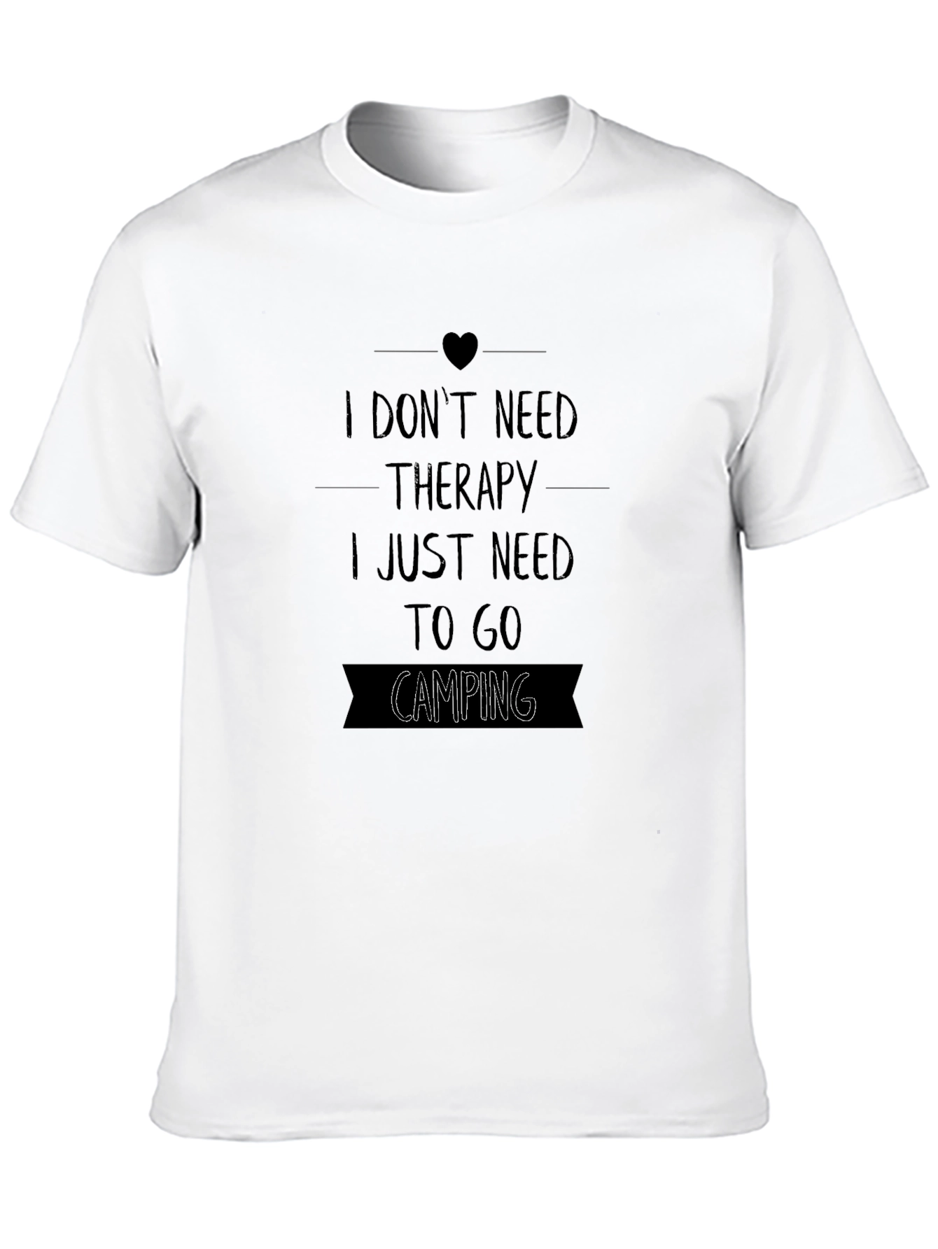 Camping Therapy Graphic T-Shirt