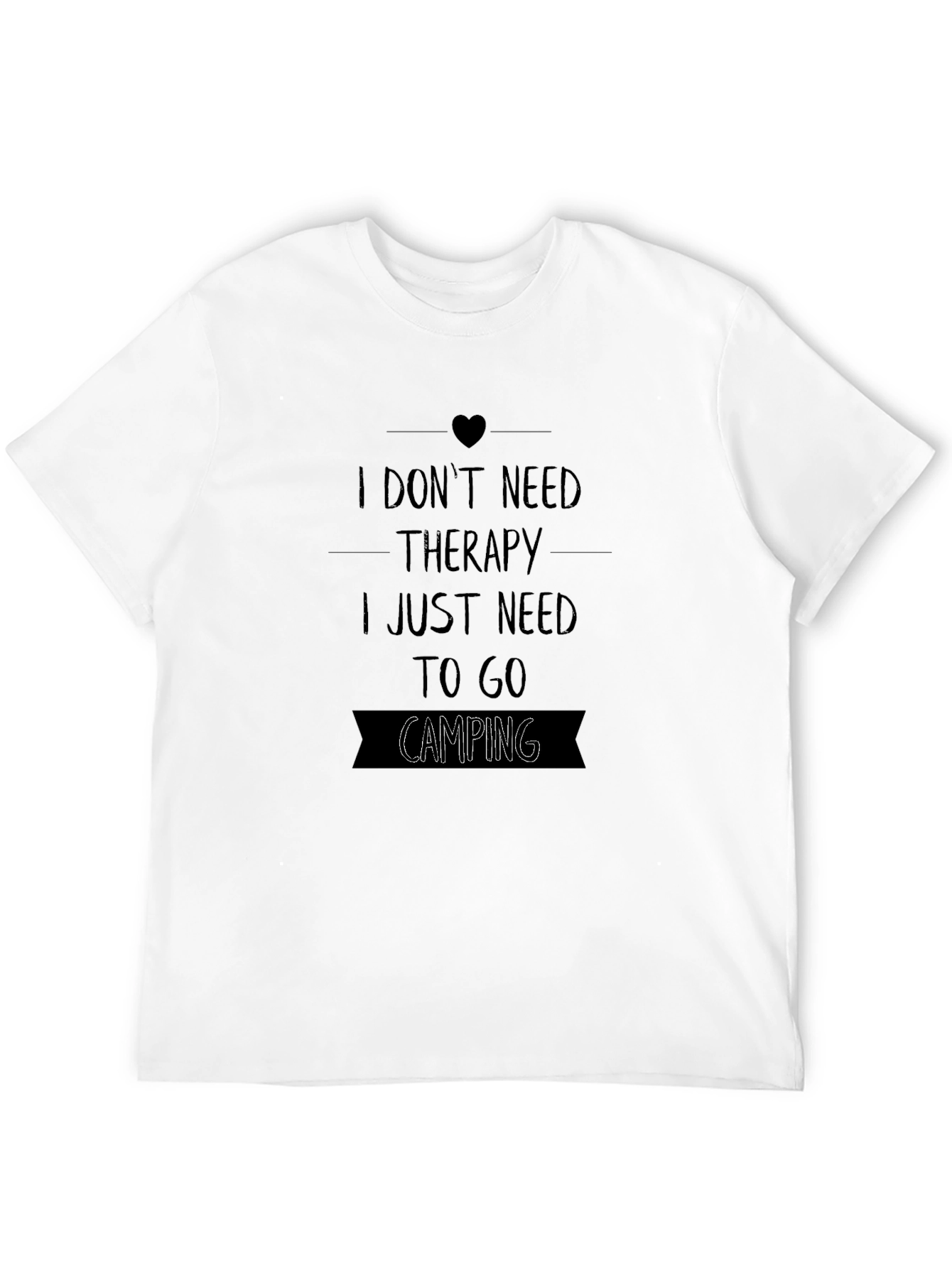 Camping Therapy Graphic T-Shirt