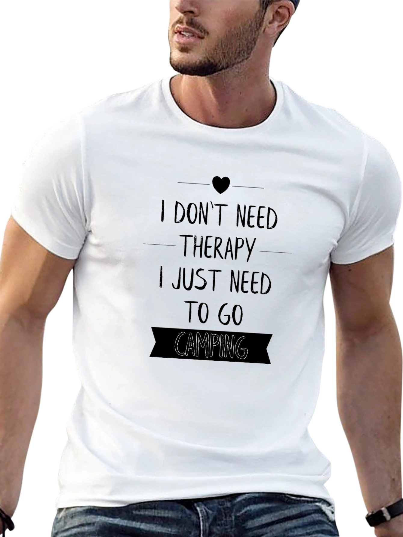 Camping Therapy Graphic T-Shirt