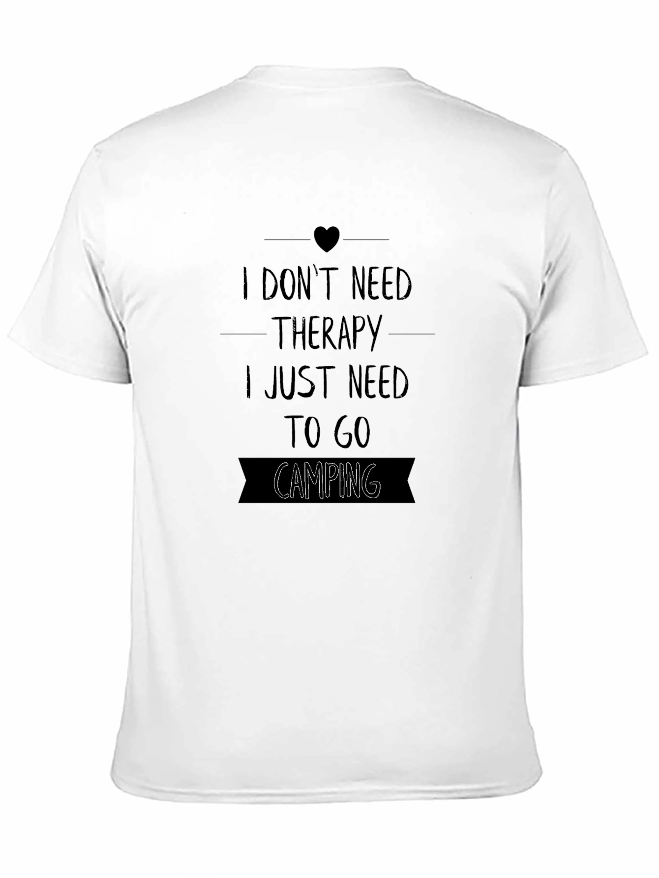 Camping Therapy Graphic T-Shirt