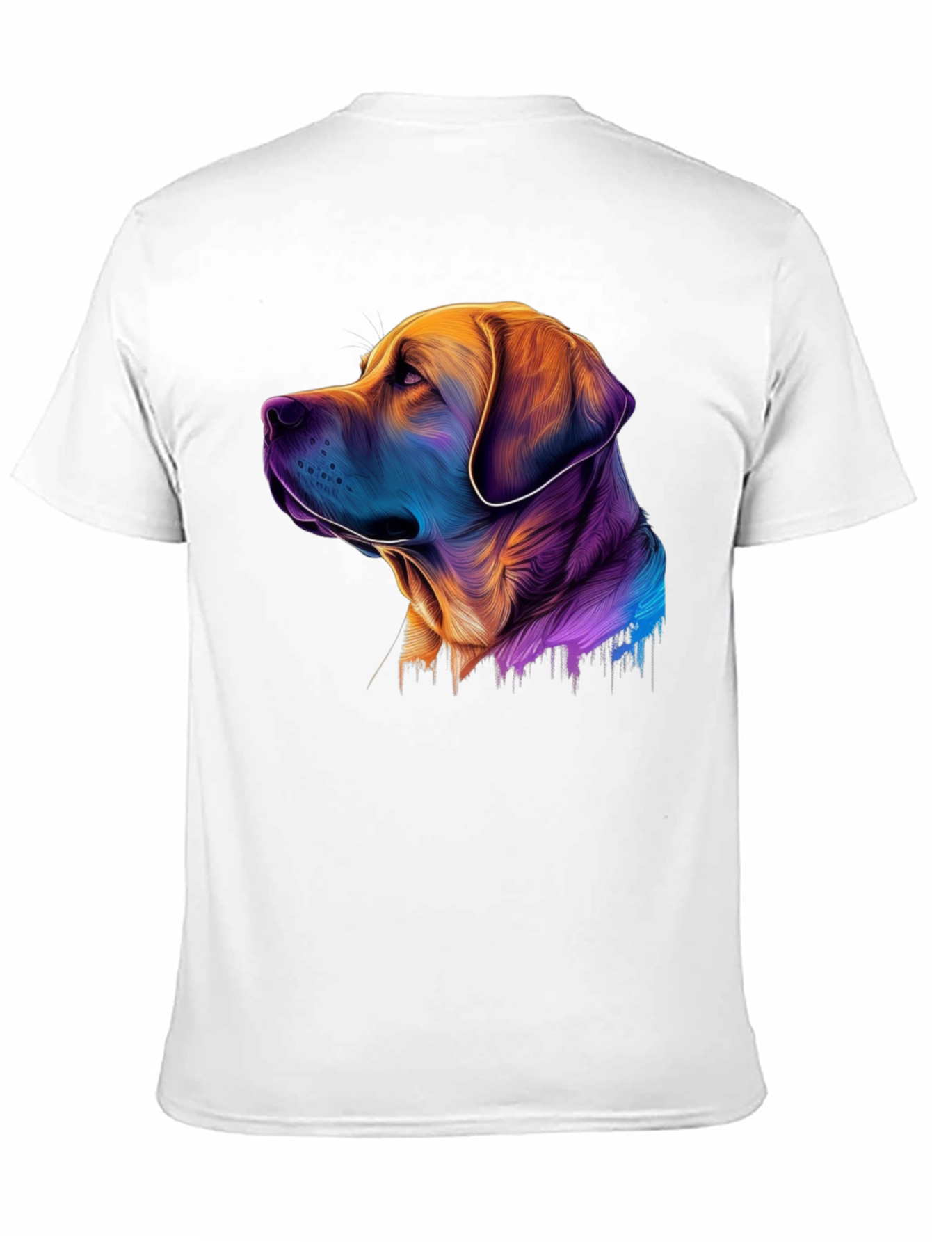 Dog Art T-Shirt - Vibrant Labrador Tee