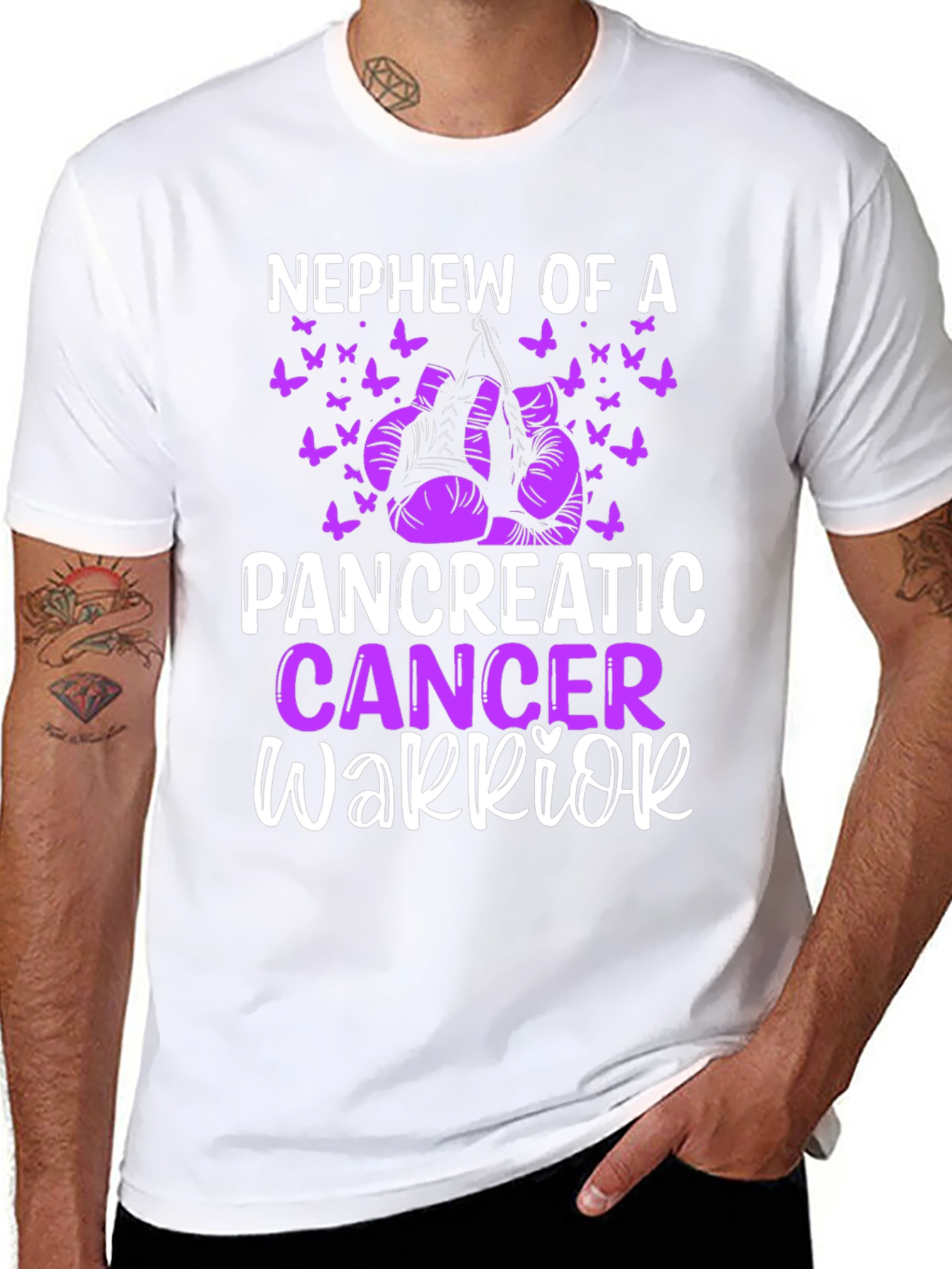 Pancreatic Cancer Warrior Supporter T-Shirt