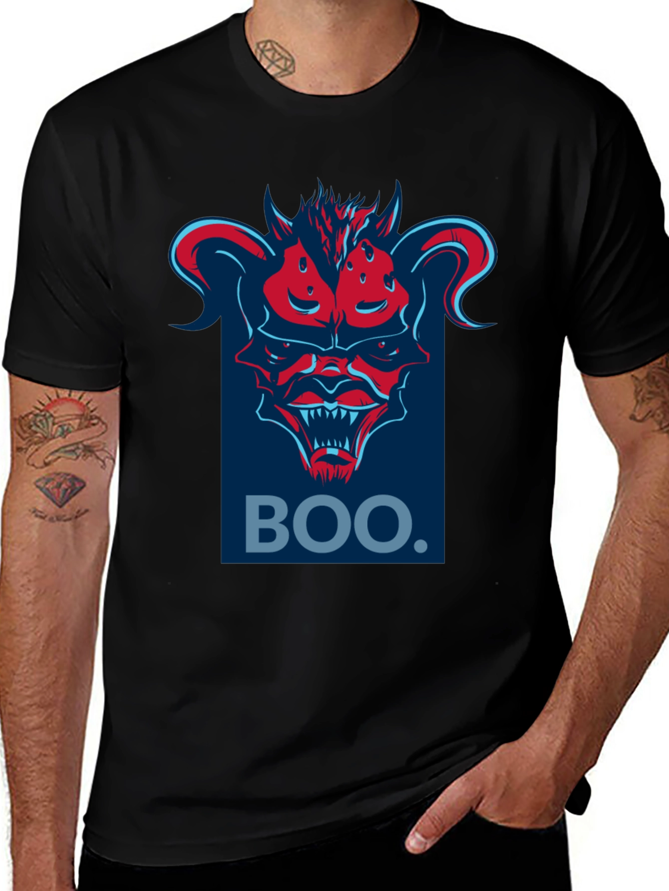 BOO. Devil Graphic Print T-Shirt