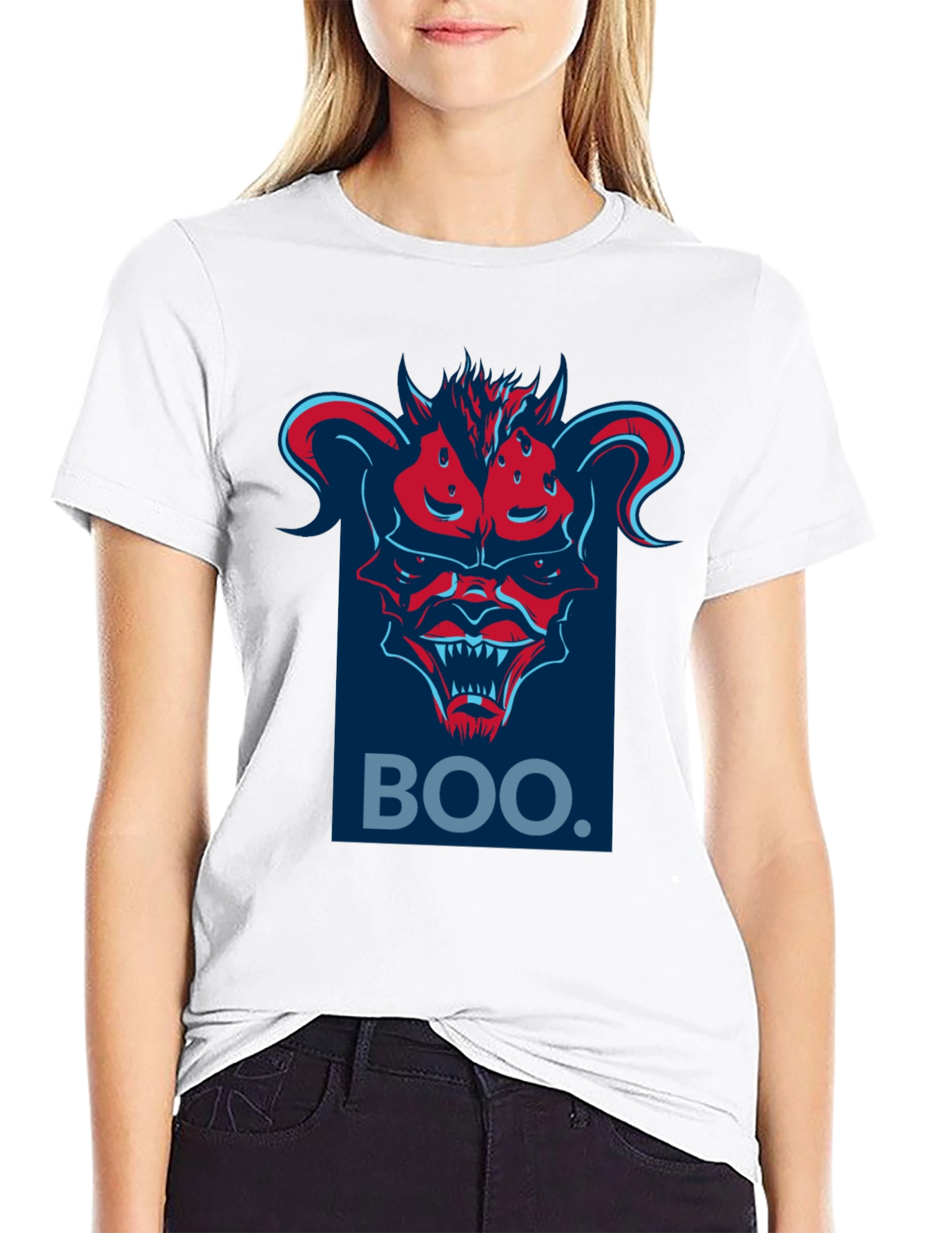 BOO. Devil Graphic Print T-Shirt