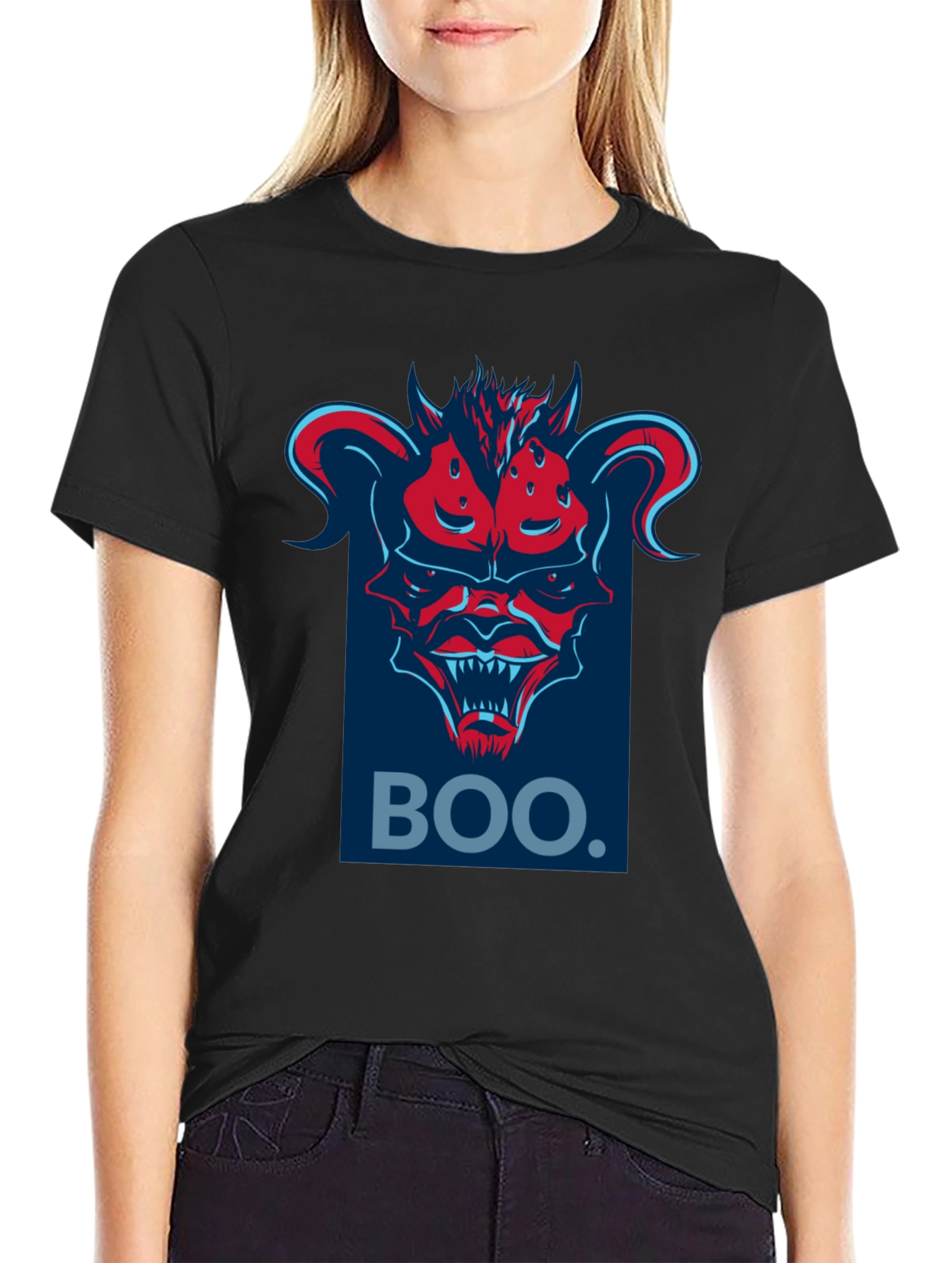 BOO. Devil Graphic Print T-Shirt