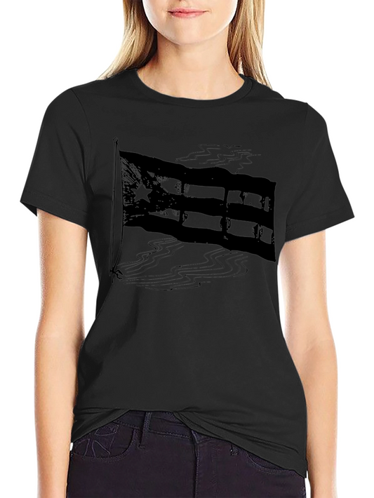 Puerto Rico Flag Graphic T-Shirt - Mens Black Tee