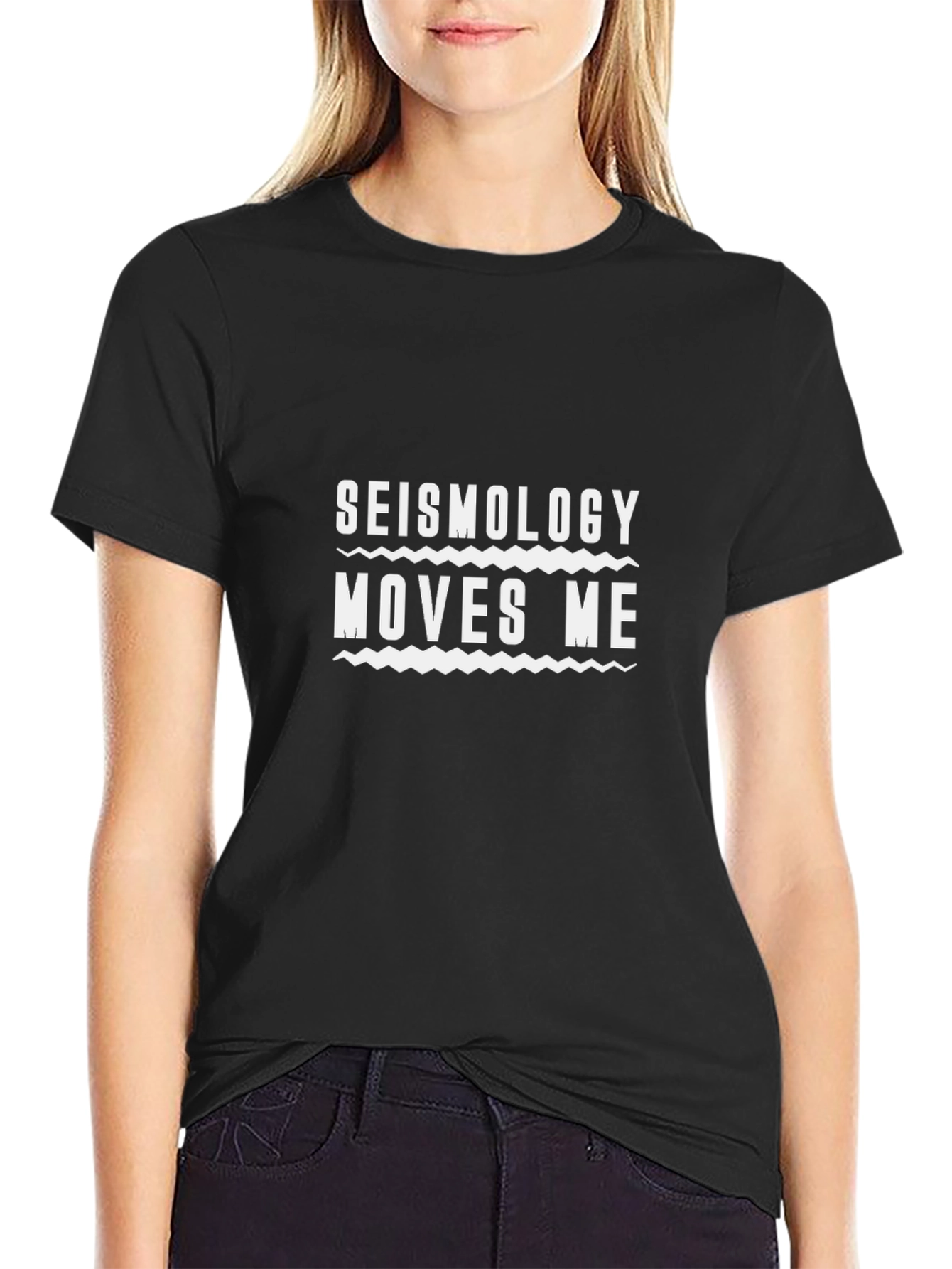 Seismology Moves Me Black T-Shirt