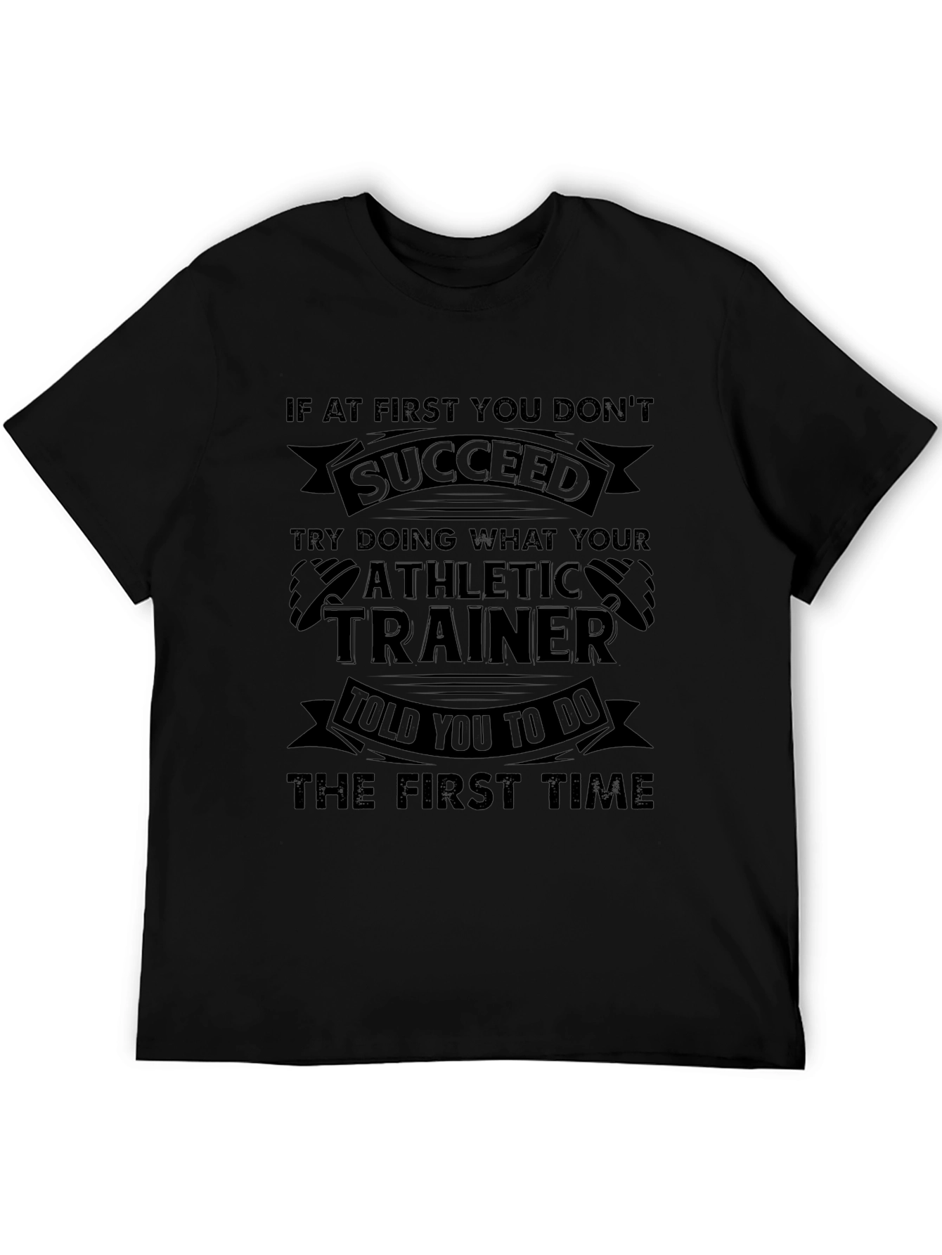 Athletic Trainer Gym T-Shirt - Motivational Workout Tee