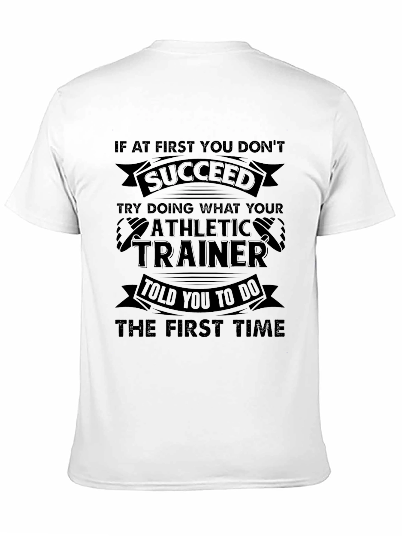 Athletic Trainer Gym T-Shirt - Motivational Workout Tee