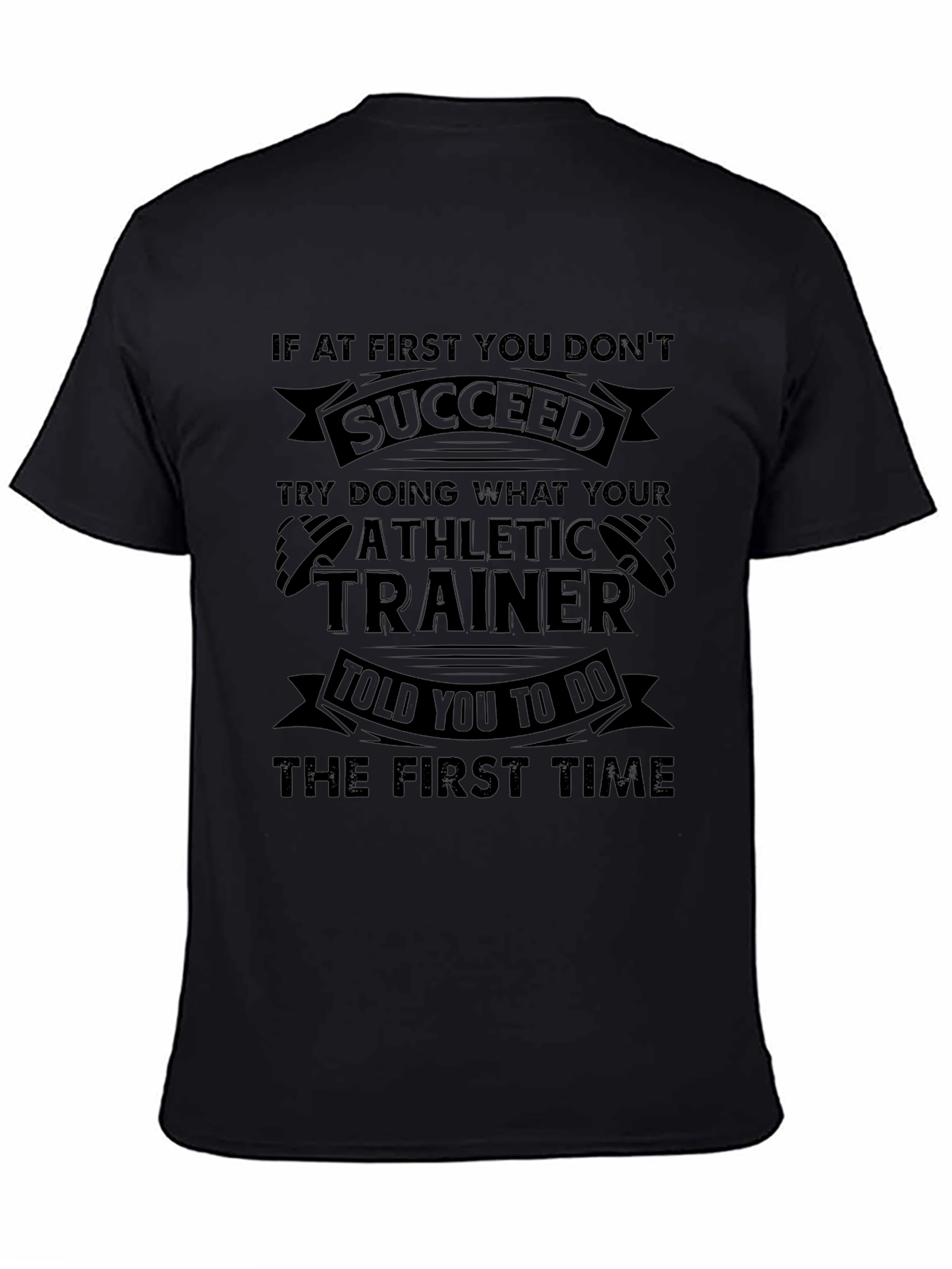 Athletic Trainer Gym T-Shirt - Motivational Workout Tee