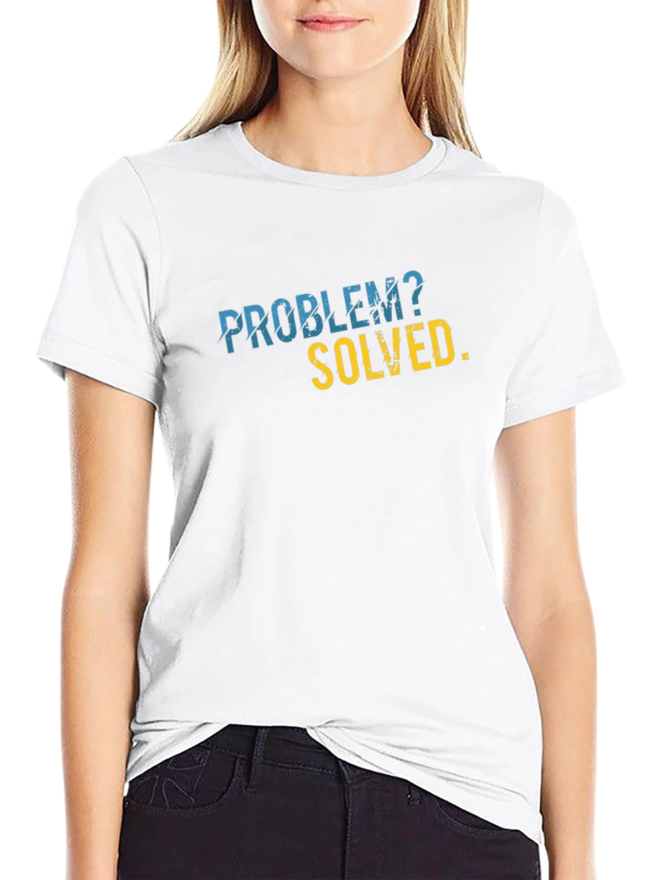 Problem Solved Graphic T-Shirt - Sarcastic Humor Tee