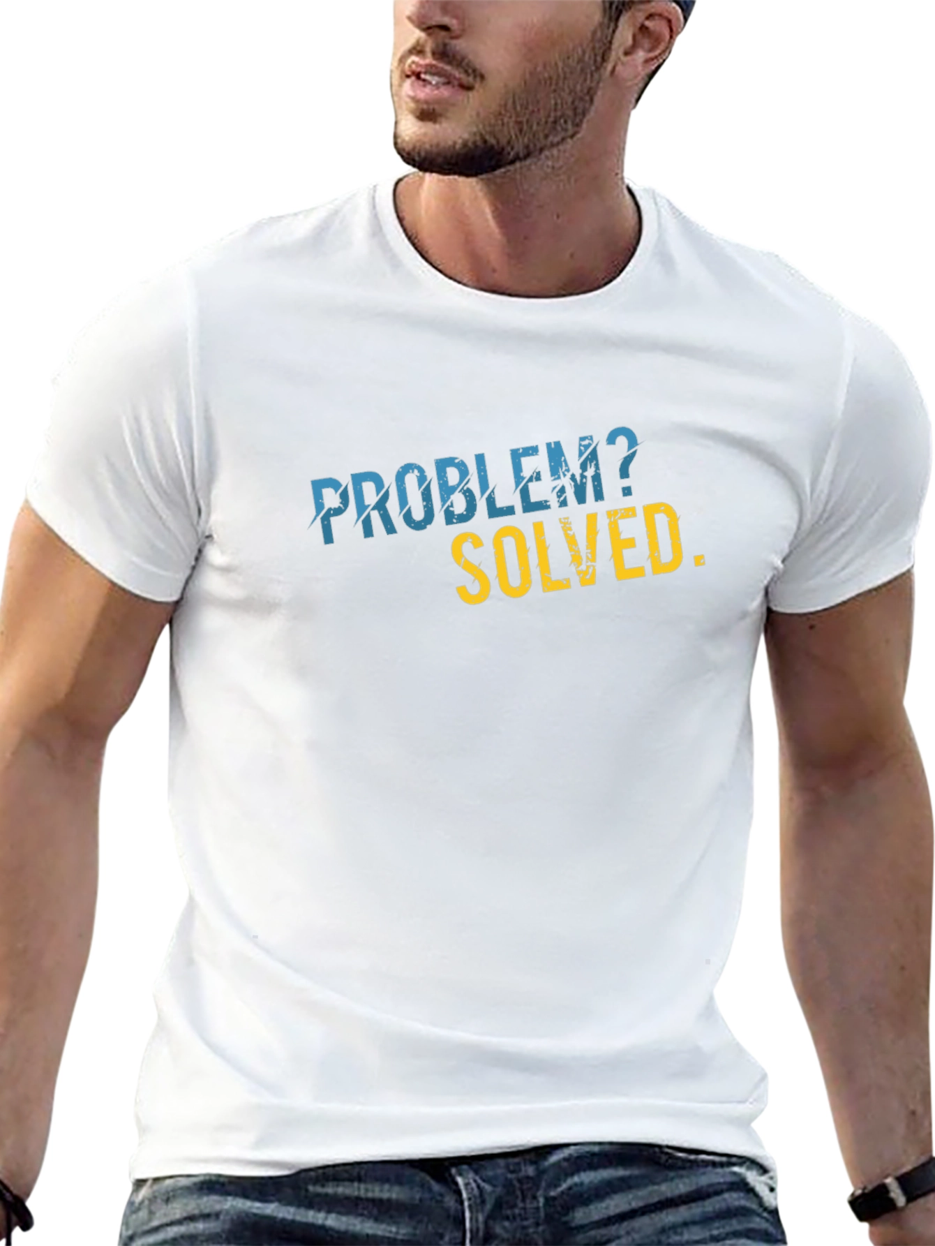Problem Solved Graphic T-Shirt - Sarcastic Humor Tee