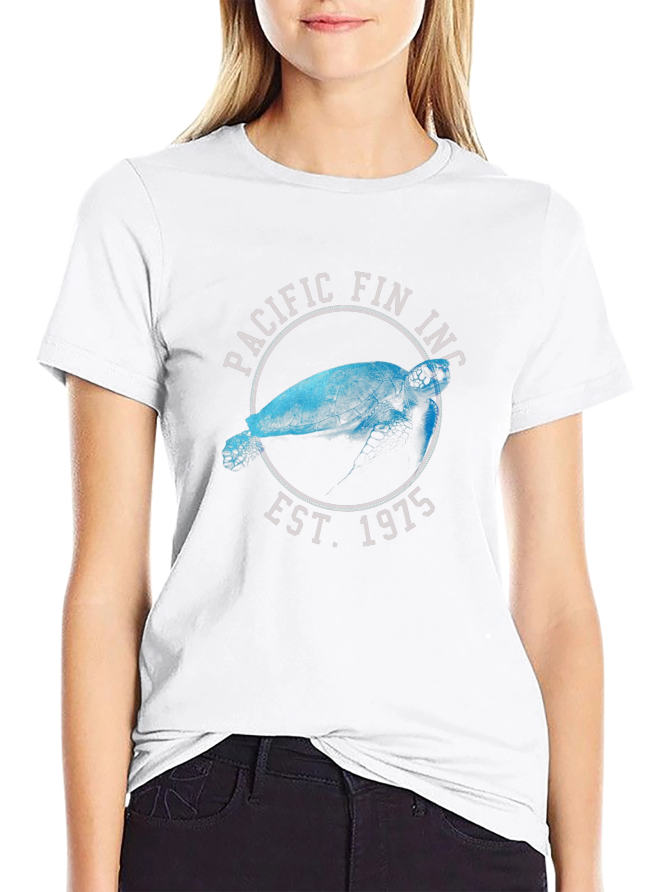 Pacific Fin Inc. Turtle Graphic Tee - Est. 1975