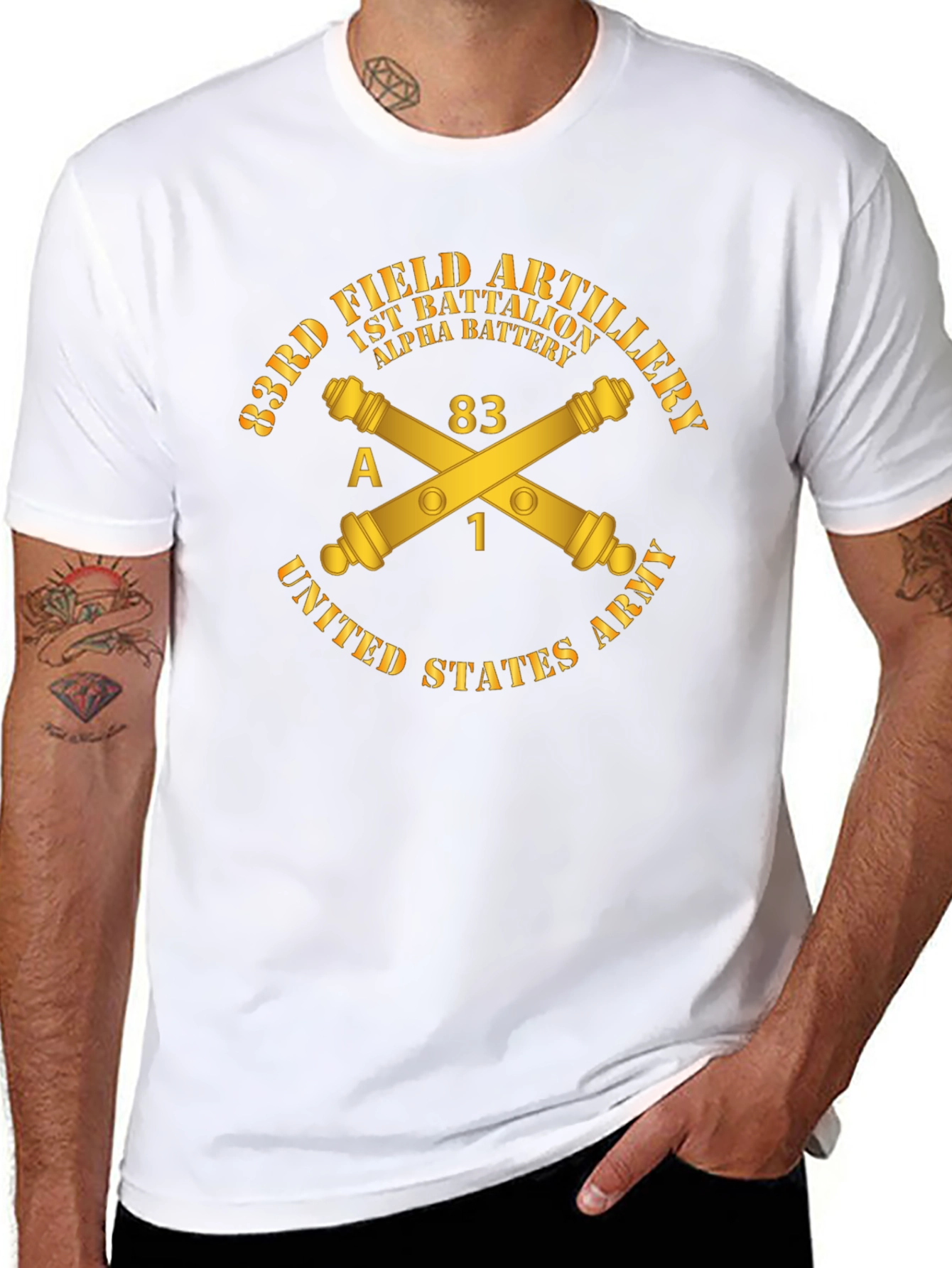 83rd Field Artillery T-Shirt Army Pride
