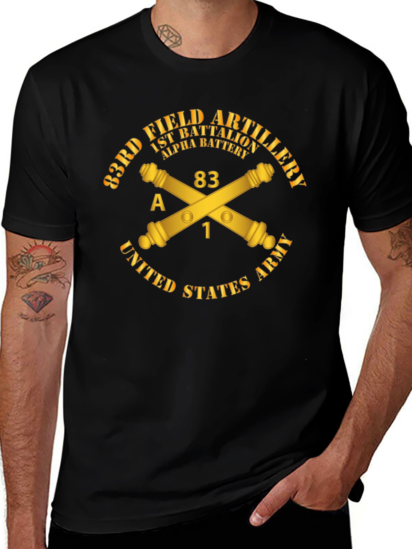 83rd Field Artillery T-Shirt Army Pride