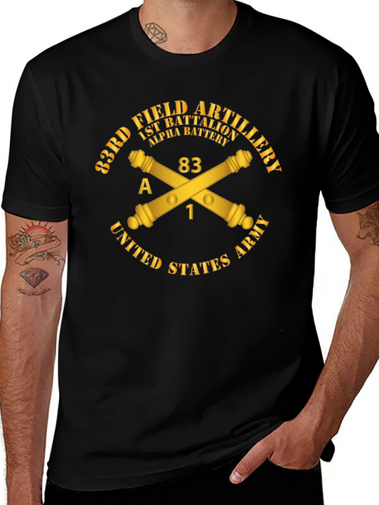 83rd Field Artillery T-Shirt Army Pride