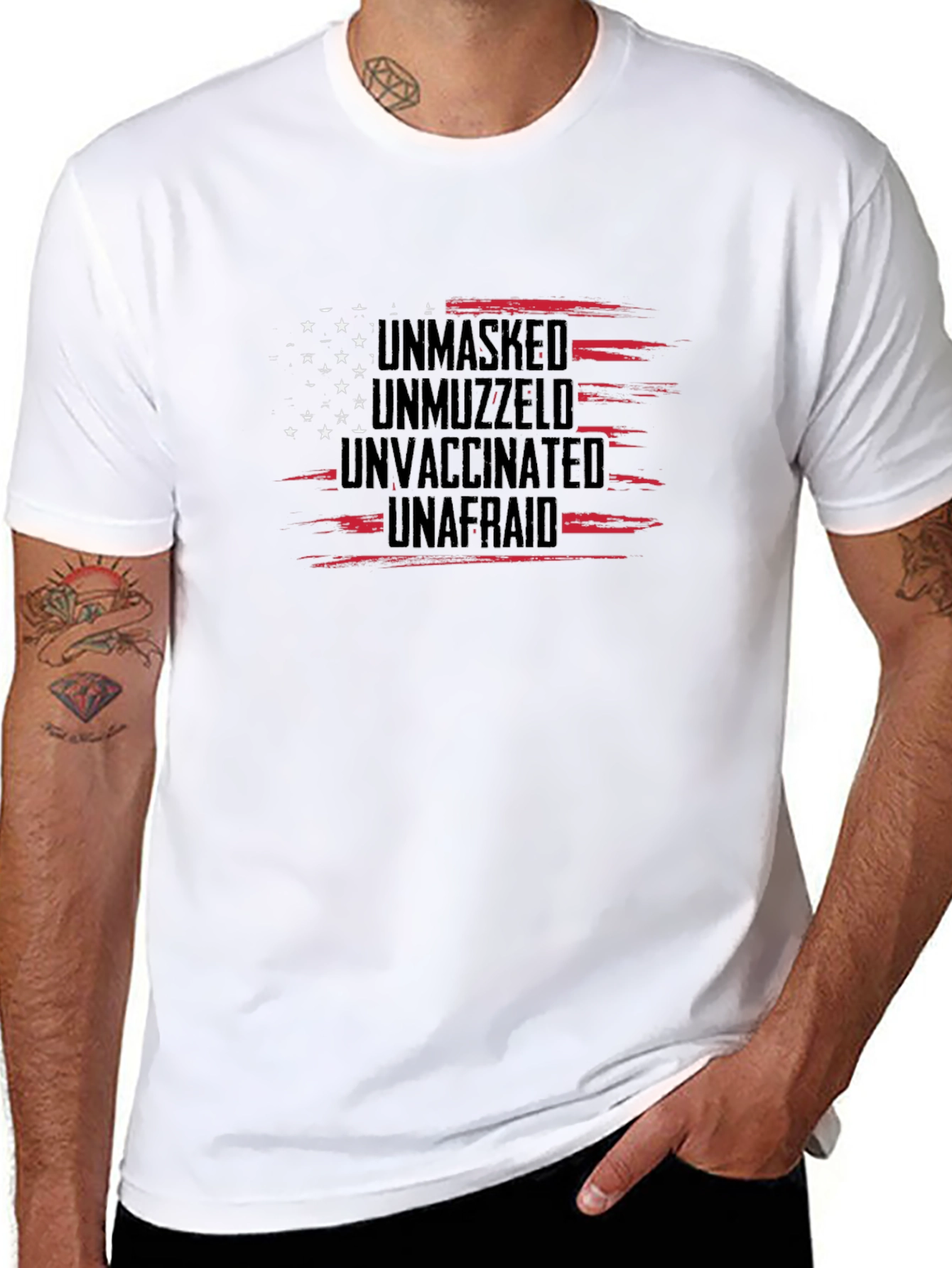 Unmasked Unmuzzled Graphic Tee