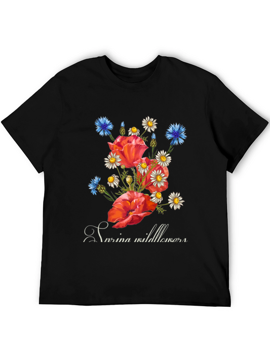 Wildflower Graphic Tee - Stylish Floral Design