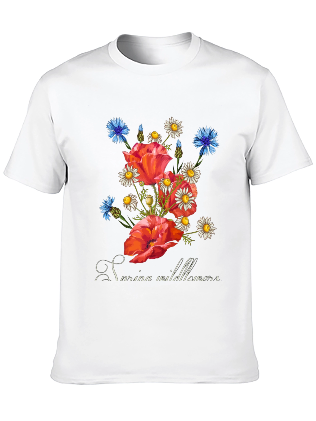 Wildflower Graphic Tee - Stylish Floral Design
