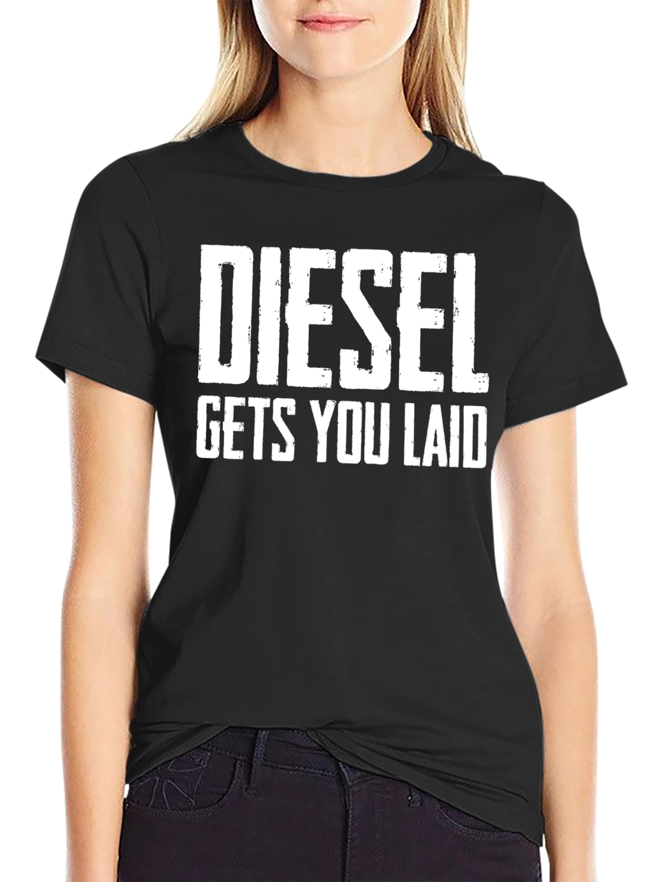 Diesel Gets You Laid T-Shirt - Funny Graphic Tee