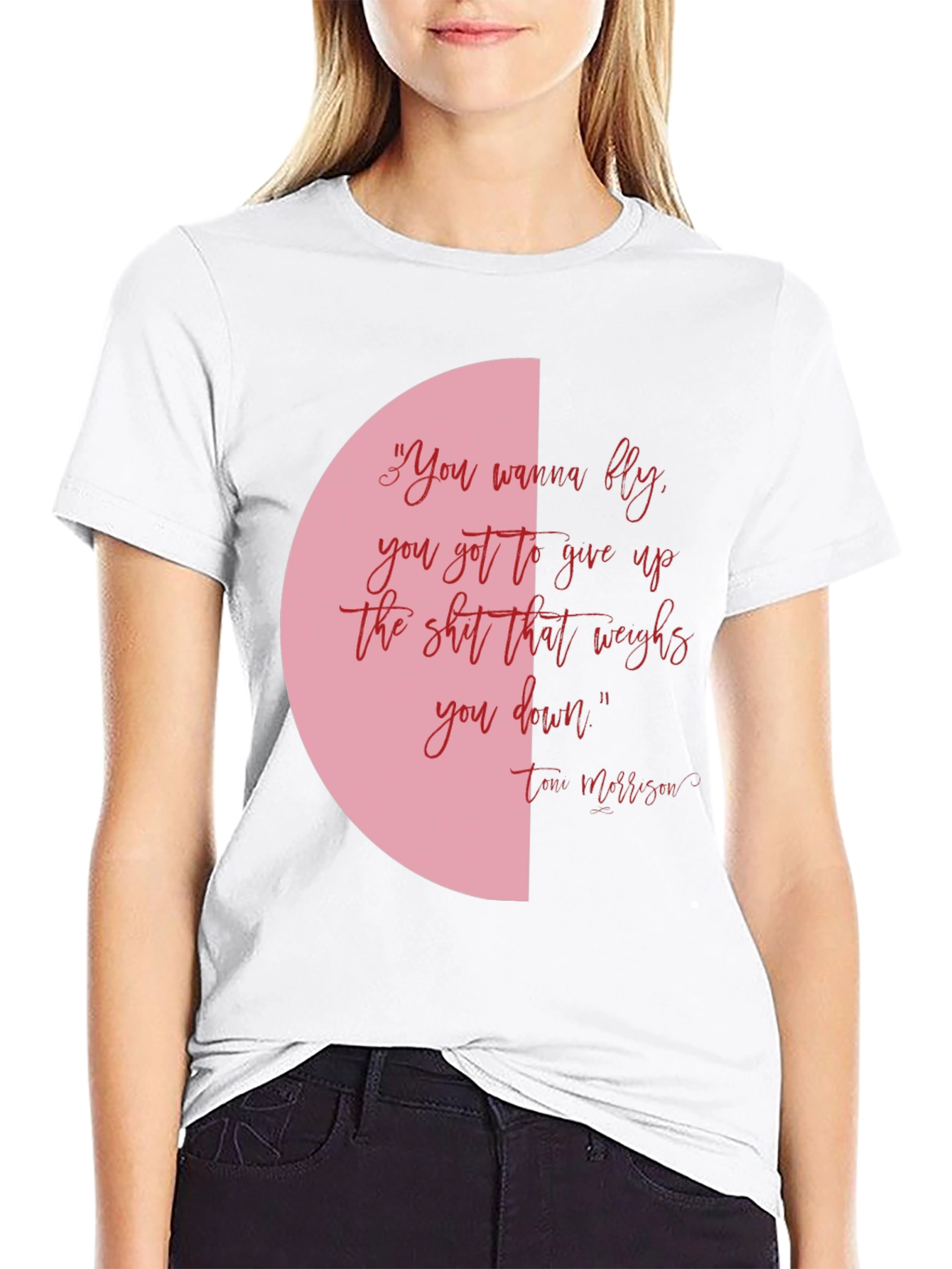 Inspirational Tee: You Wanna Fly Quote
