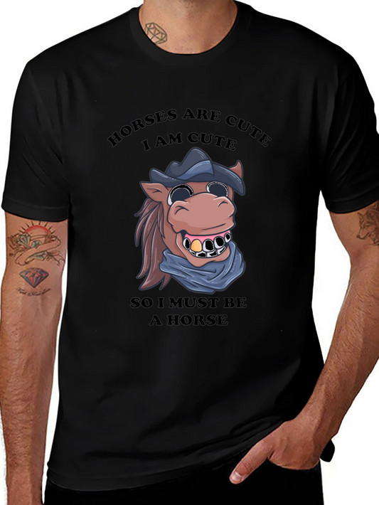 Humorous Horse T-Shirt - Cute & Funny Tee