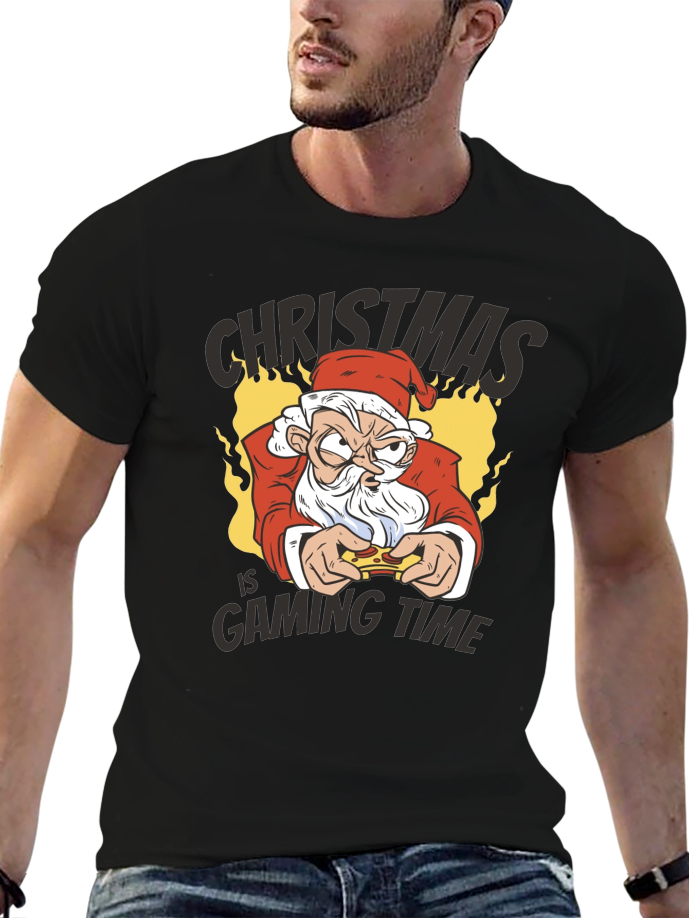 Christmas Gaming Time Graphic Tee