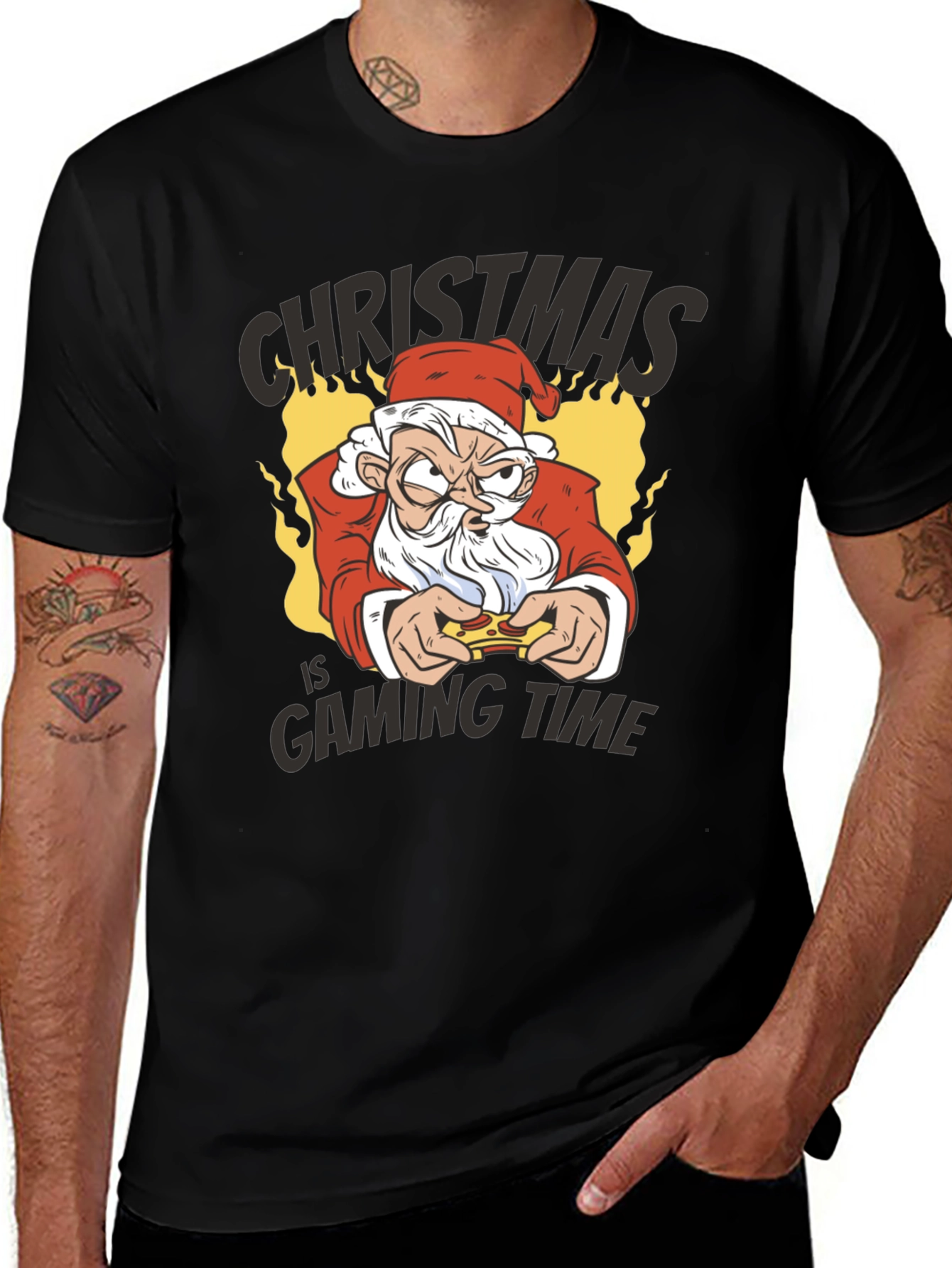 Christmas Gaming Time Graphic Tee