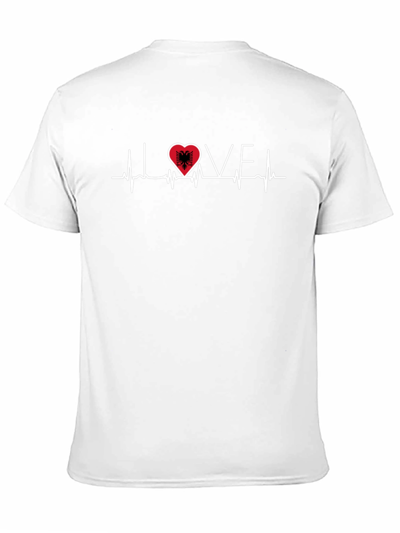 Albania Heartbeat Love T-Shirt