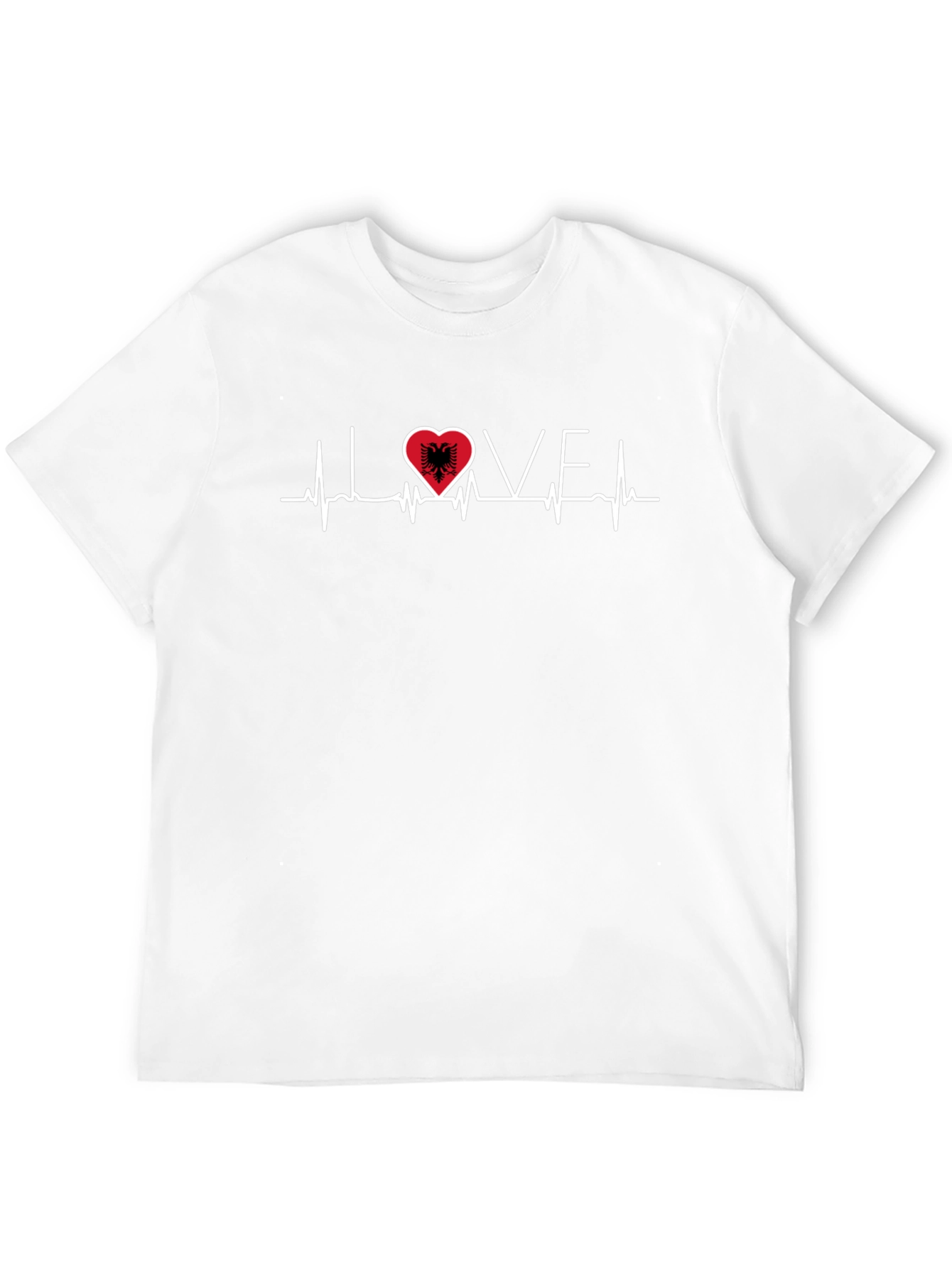 Albania Heartbeat Love T-Shirt