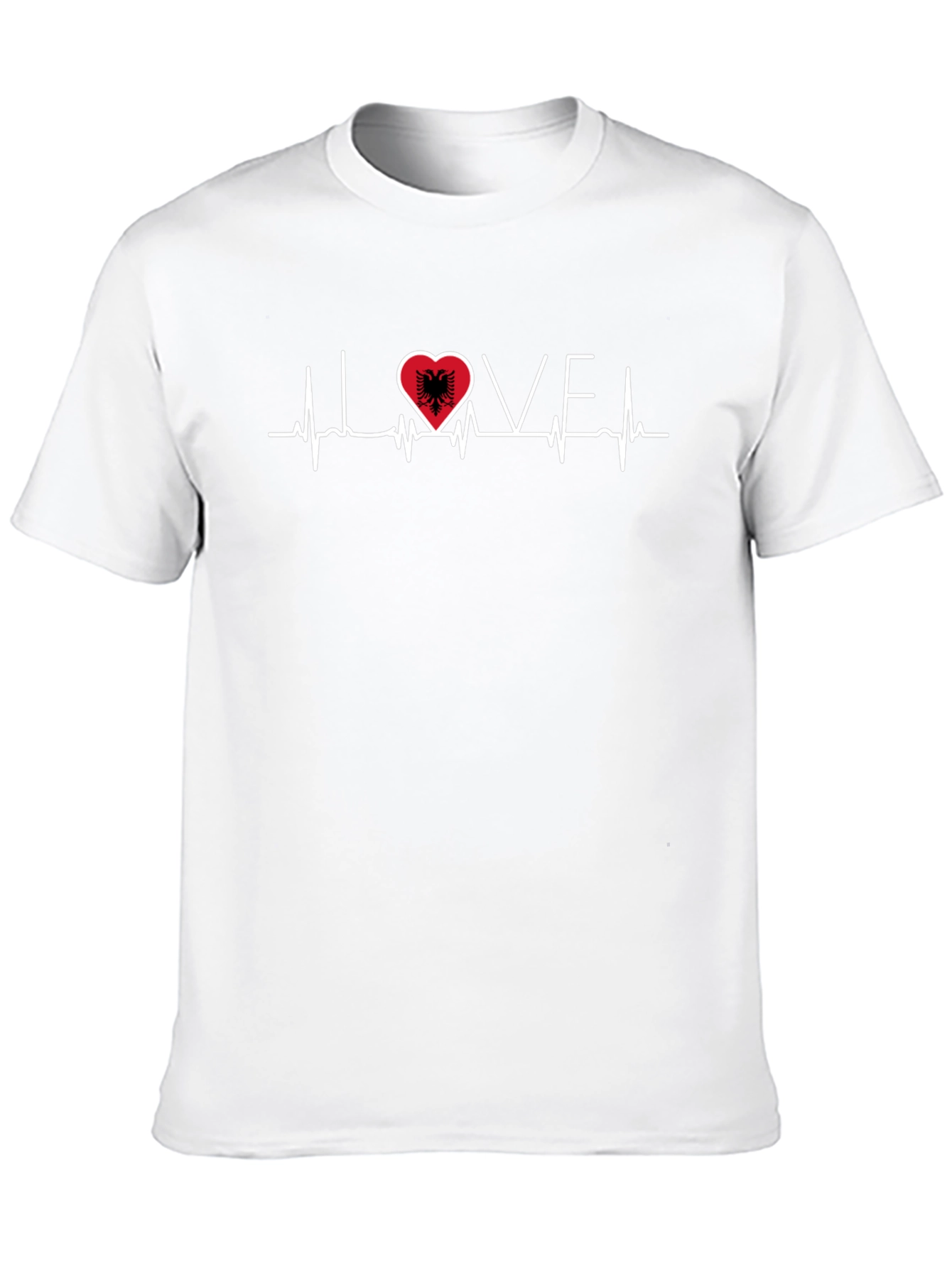 Albania Heartbeat Love T-Shirt