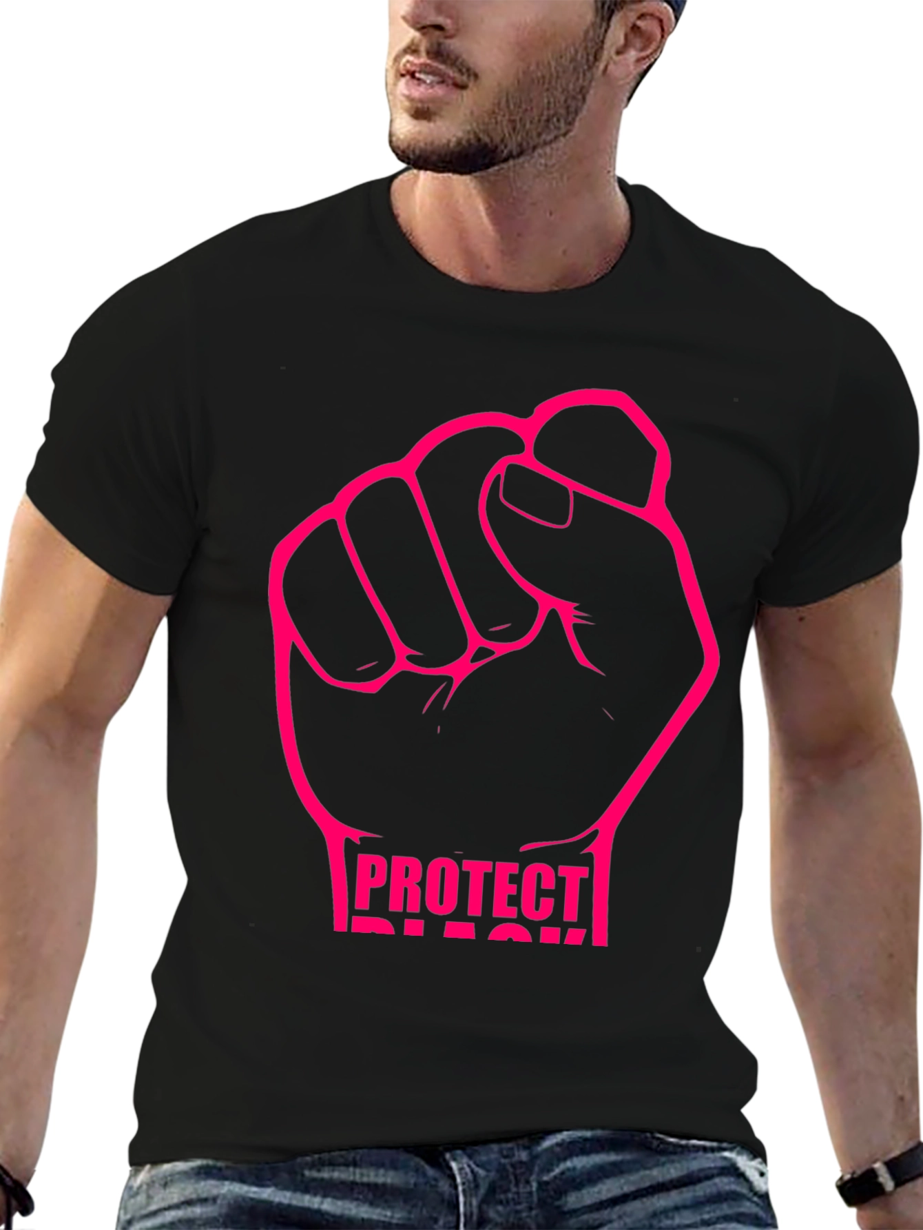 Protect Black Lives T-Shirt - Fist Design