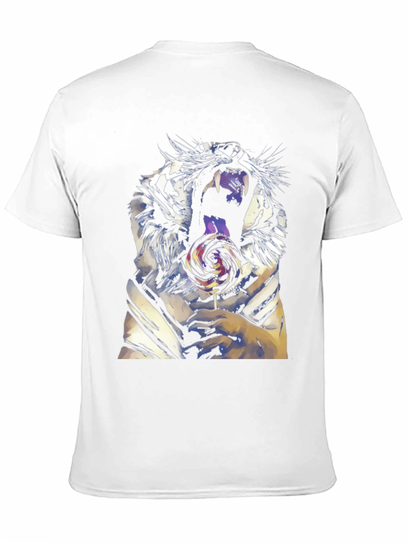 Tiger Lollipop Graphic Tee - Fierce & Fun Style