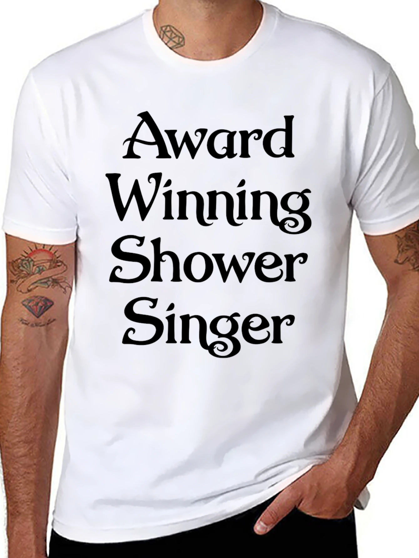Award Winning Shower Singer Graphic T-Shirt