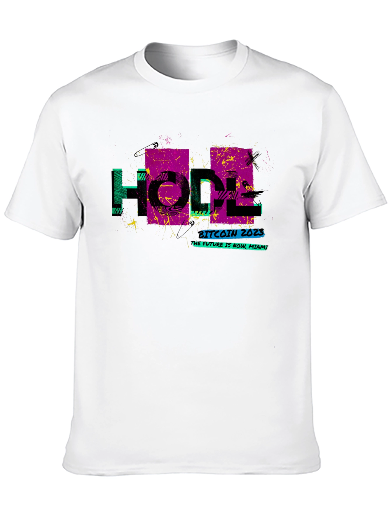Bitcoin 2023 Miami HODL Graphic T-Shirt