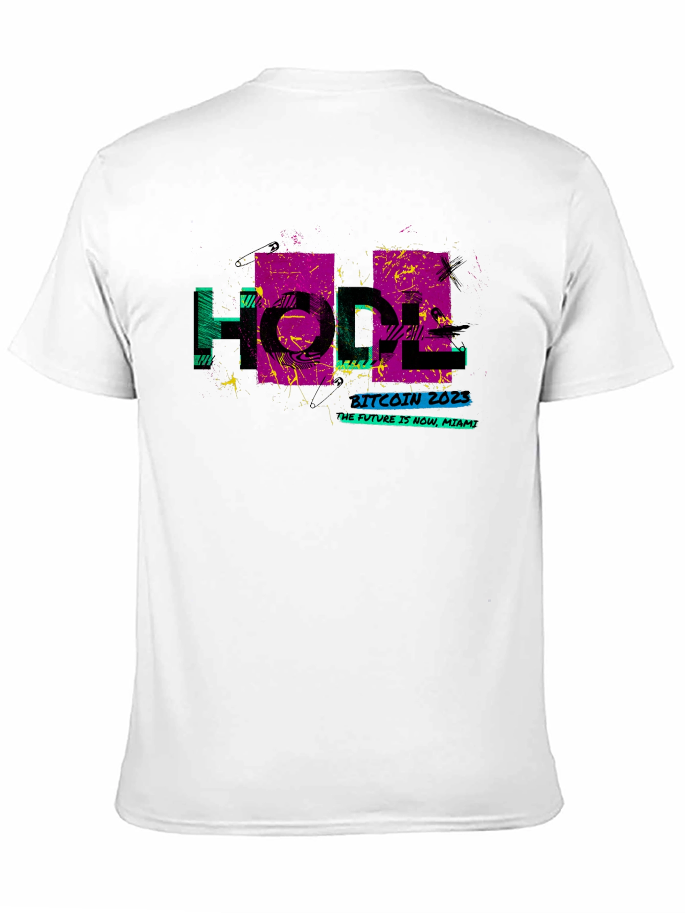 Bitcoin 2023 Miami HODL Graphic T-Shirt
