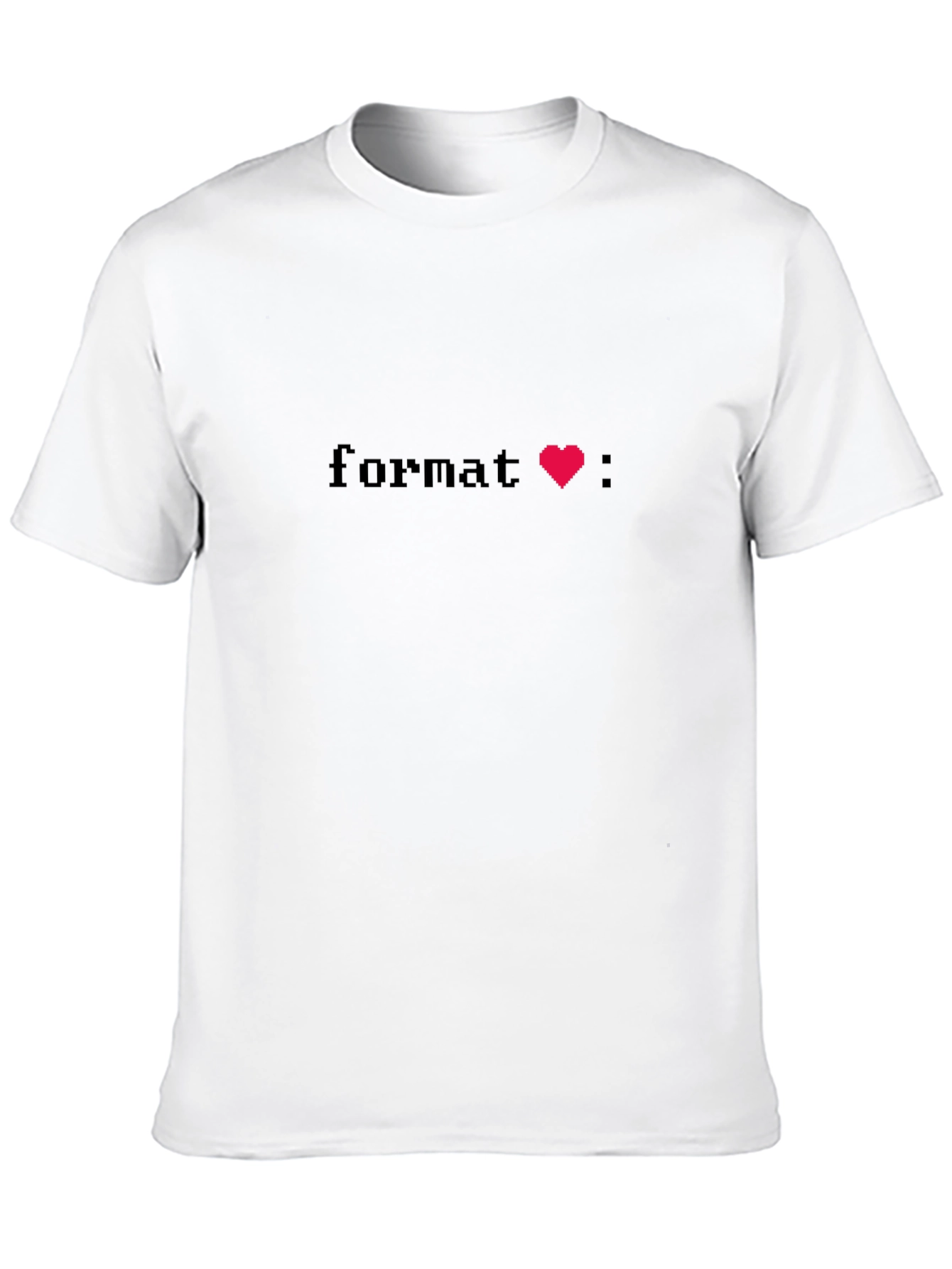 Format Love Pixel Art T-Shirt