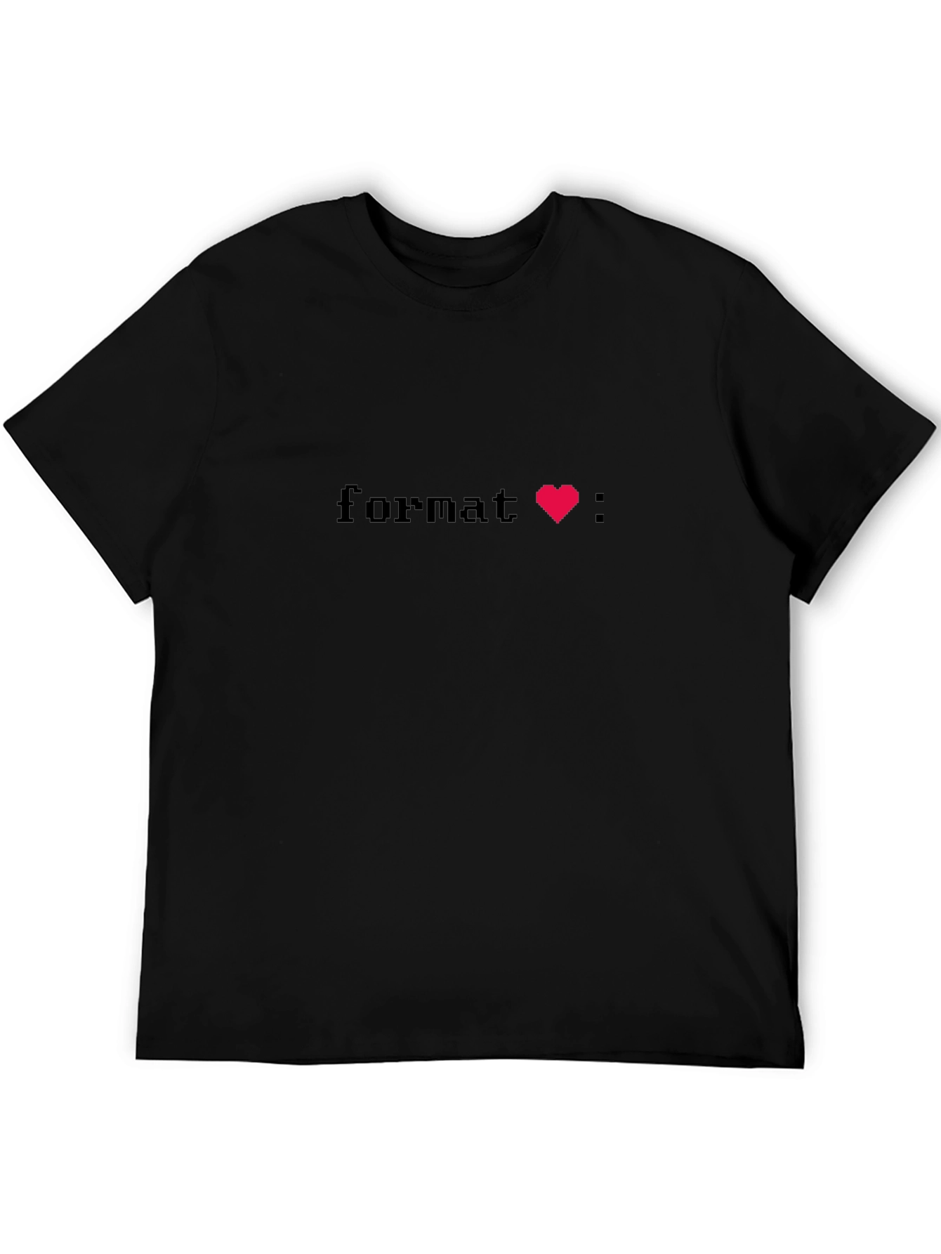 Format Love Pixel Art T-Shirt
