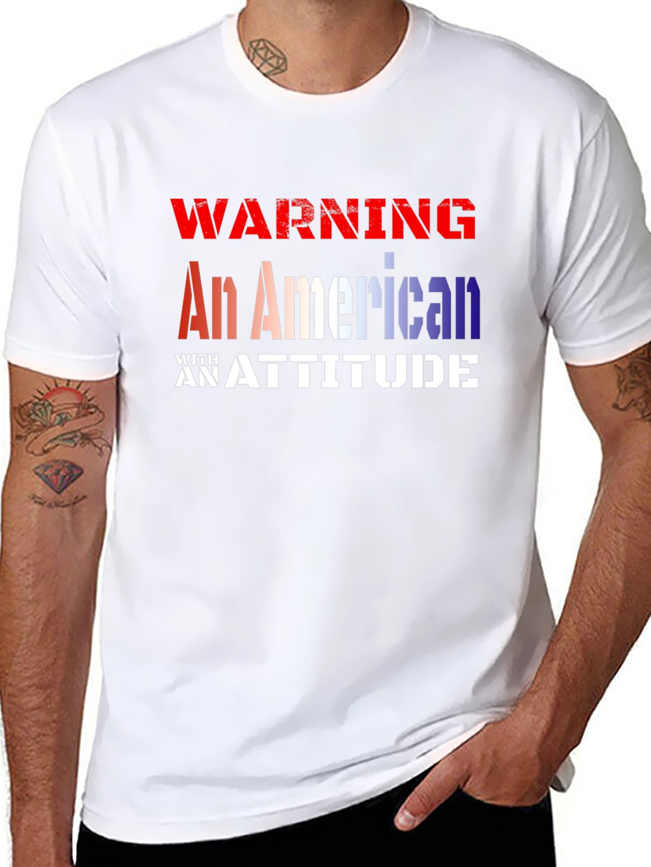 American Attitude Graphic T-Shirt