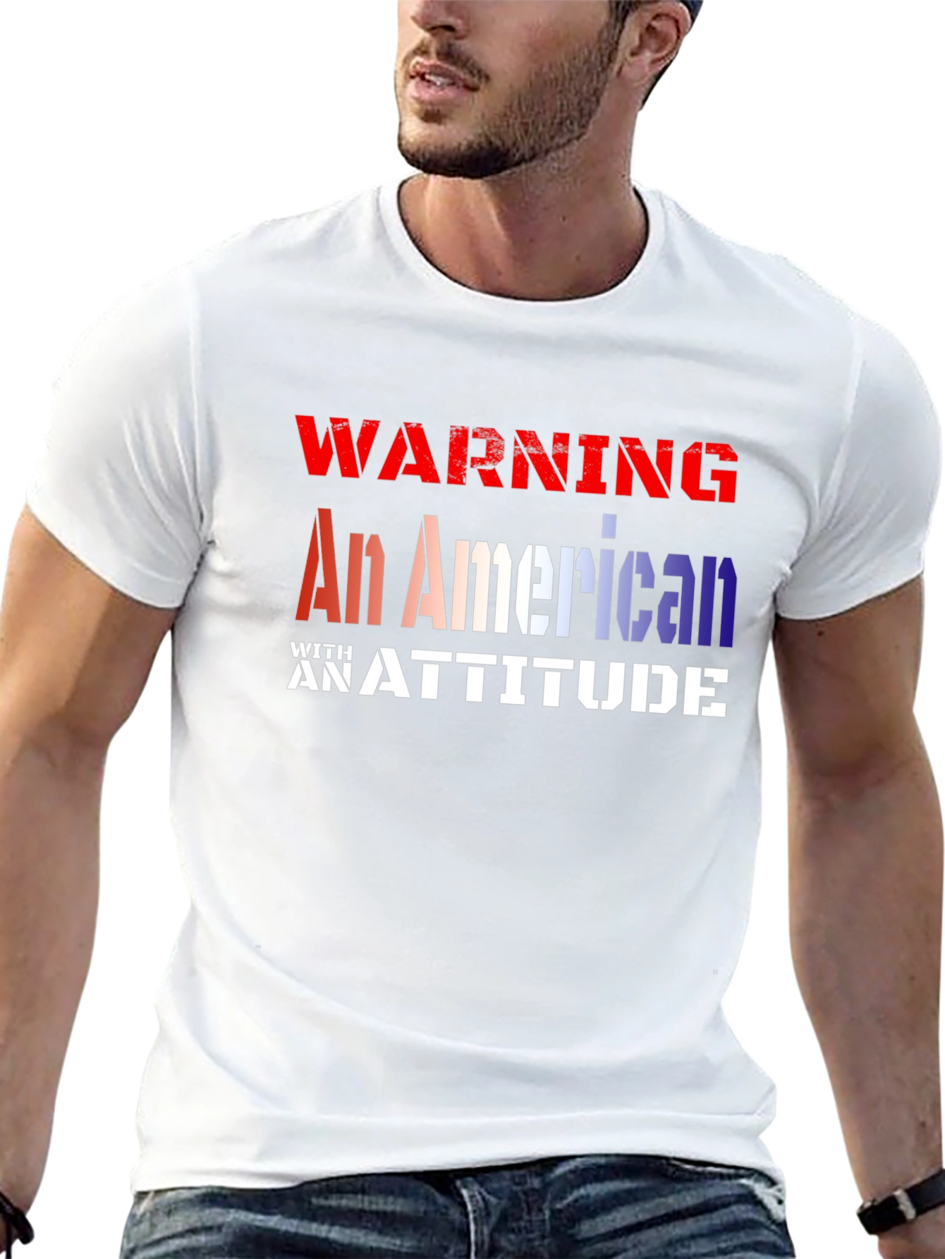 American Attitude Graphic T-Shirt