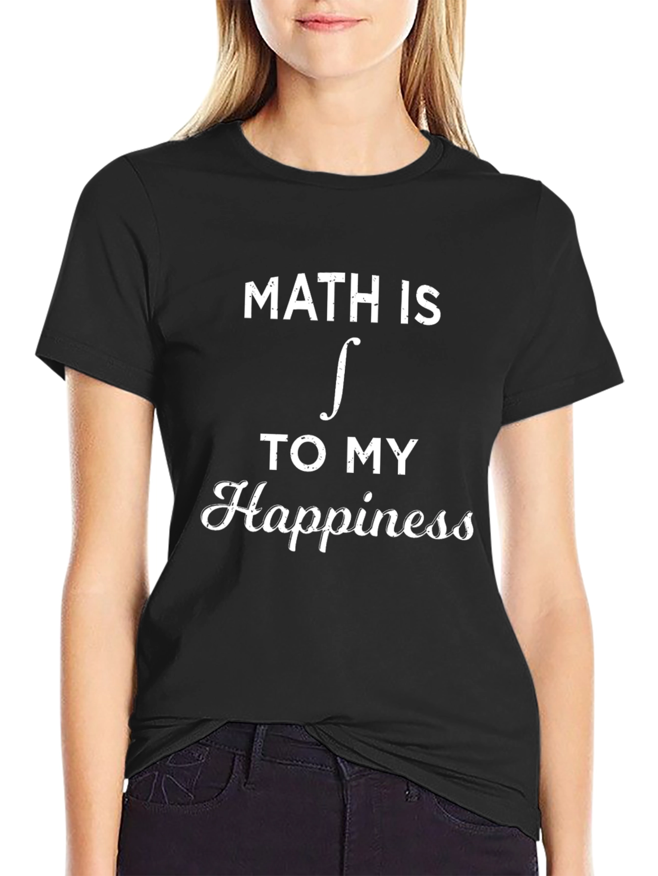 Math is Integral to Happiness Graphic T-Shirt