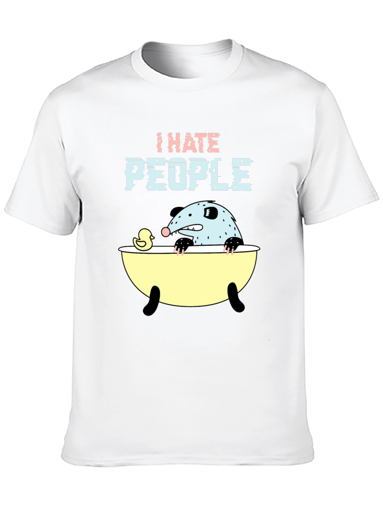 I Hate People Opossum T-Shirt