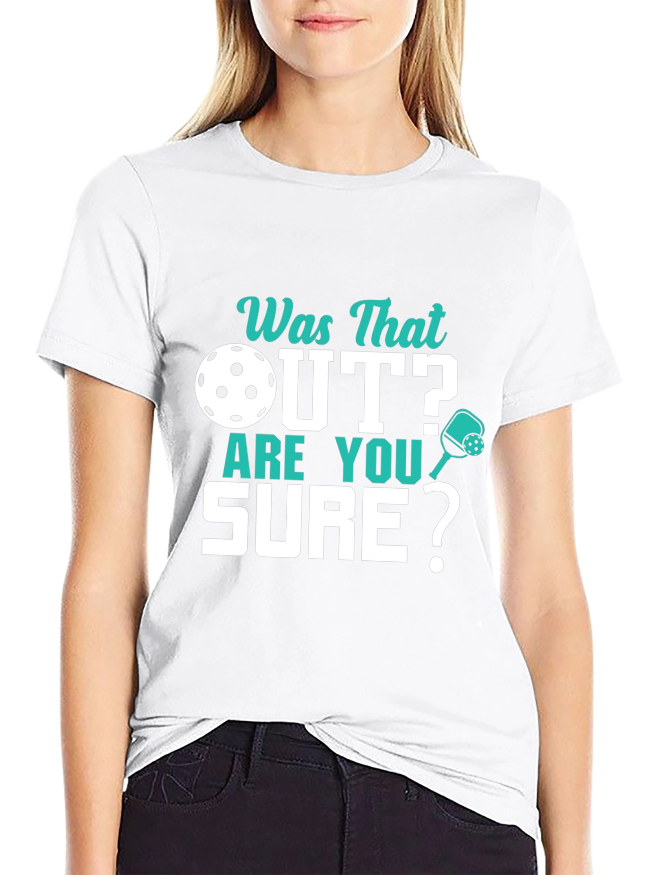 Pickleball T-Shirt - Was That Out? Funny Pickleball Tee