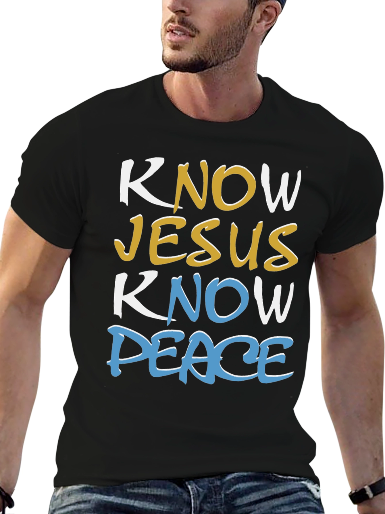 Know Jesus Know Peace Graphic Tee