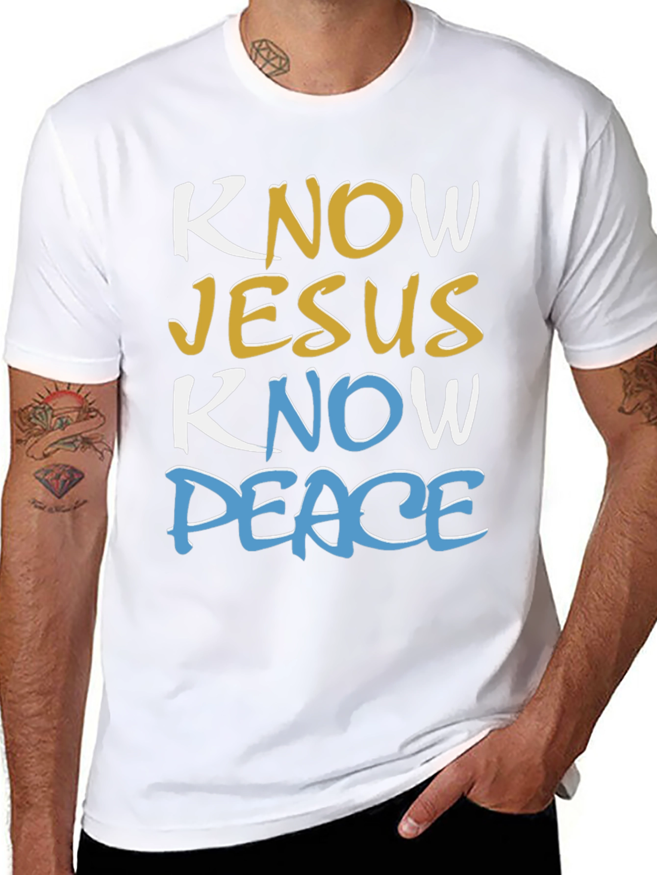 Know Jesus Know Peace Graphic Tee