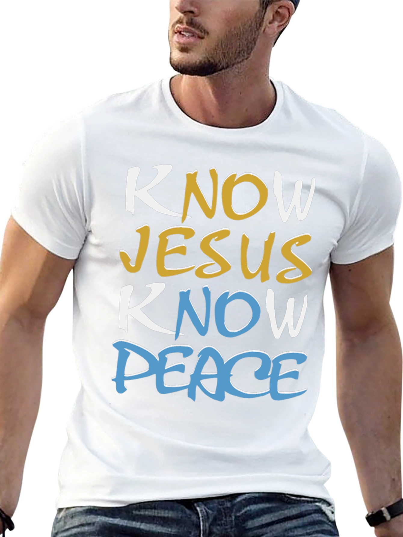 Know Jesus Know Peace Graphic Tee